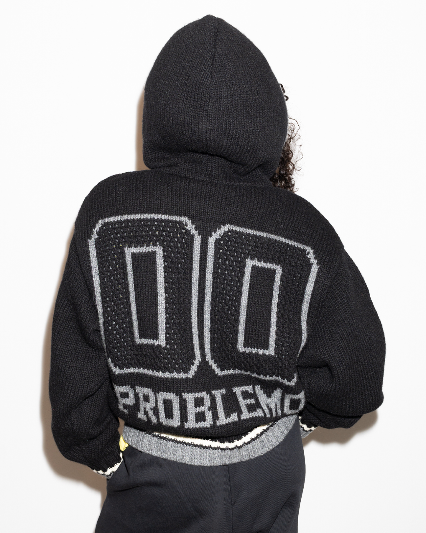 NYP Varsity Zip Through Knit