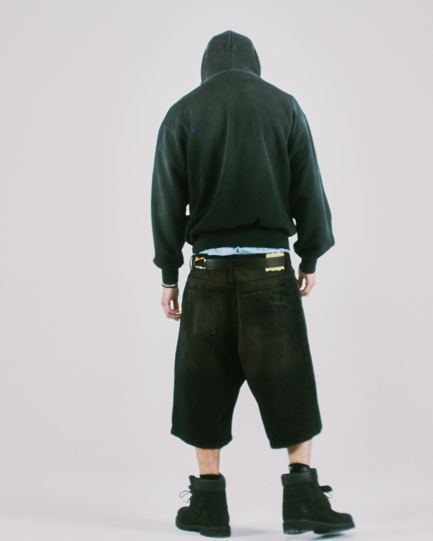 Aged Gothic Zip Through Hoodie