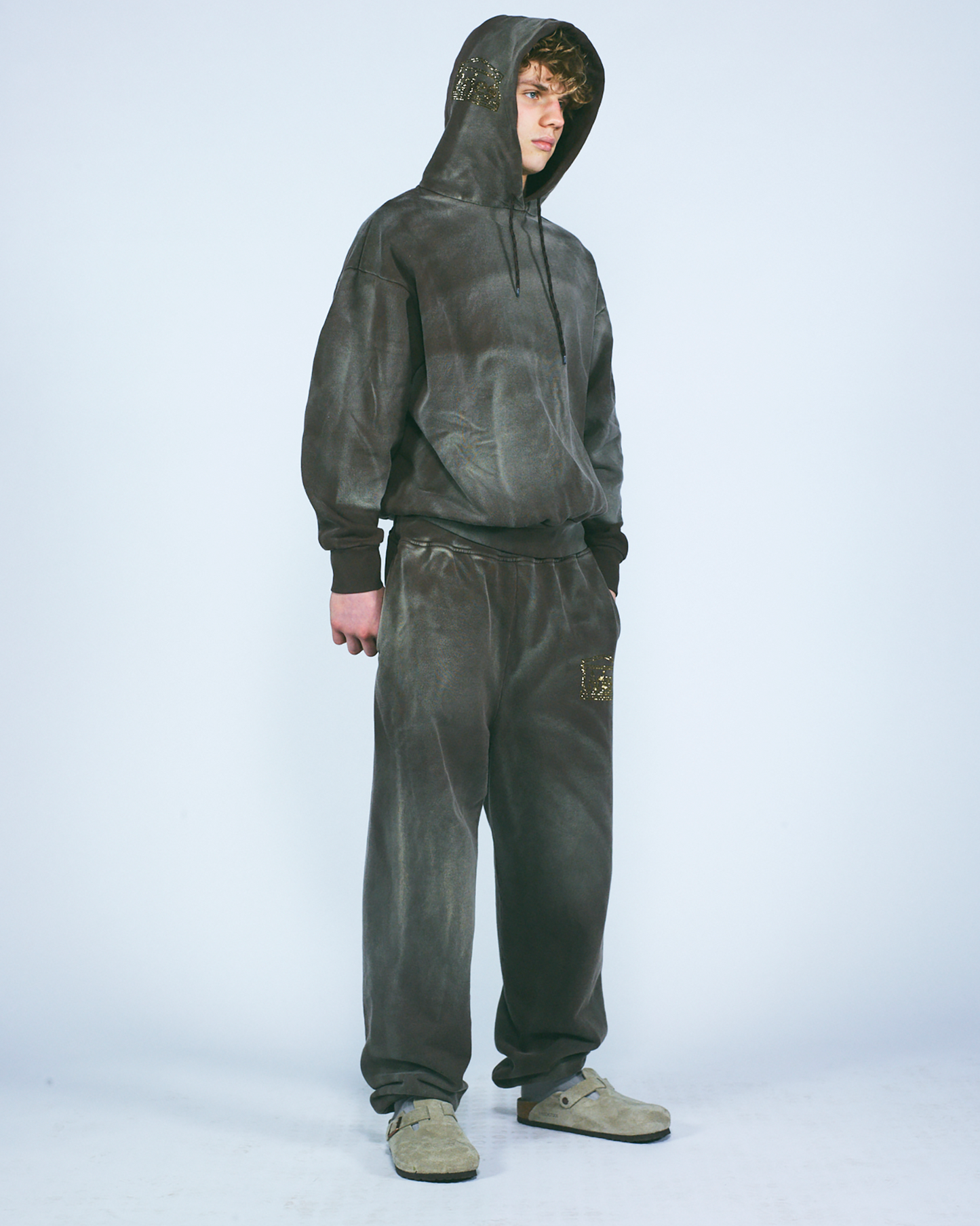 Sunbleached Premium Diamante Temple Hoodie