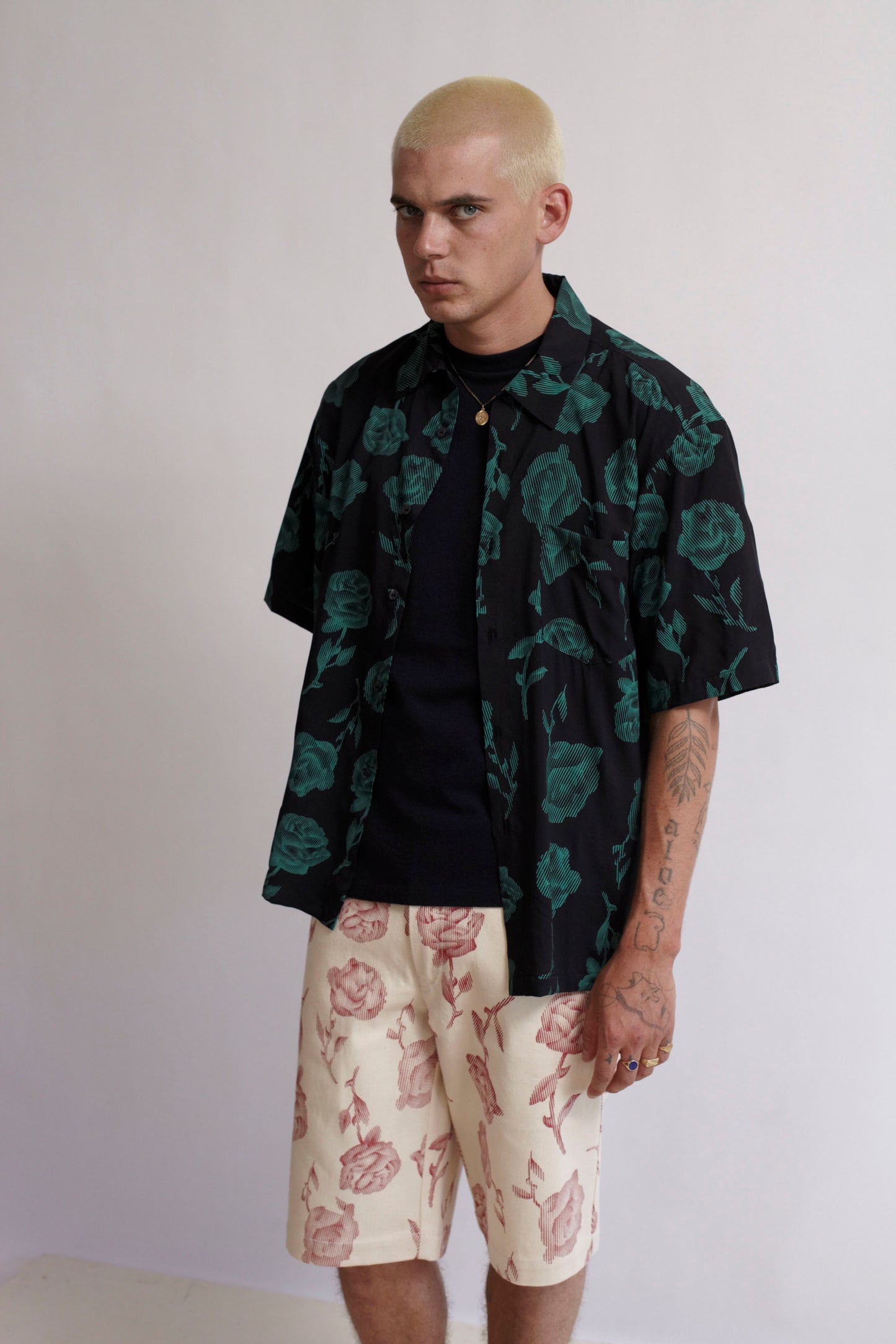 Rose Hawaiian Shirt