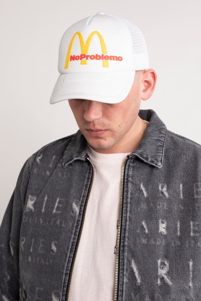 Fast Food Trucker Cap White – Aries