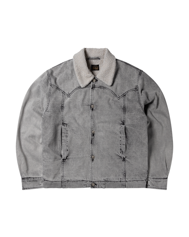 Sherpa Denim Car Coat