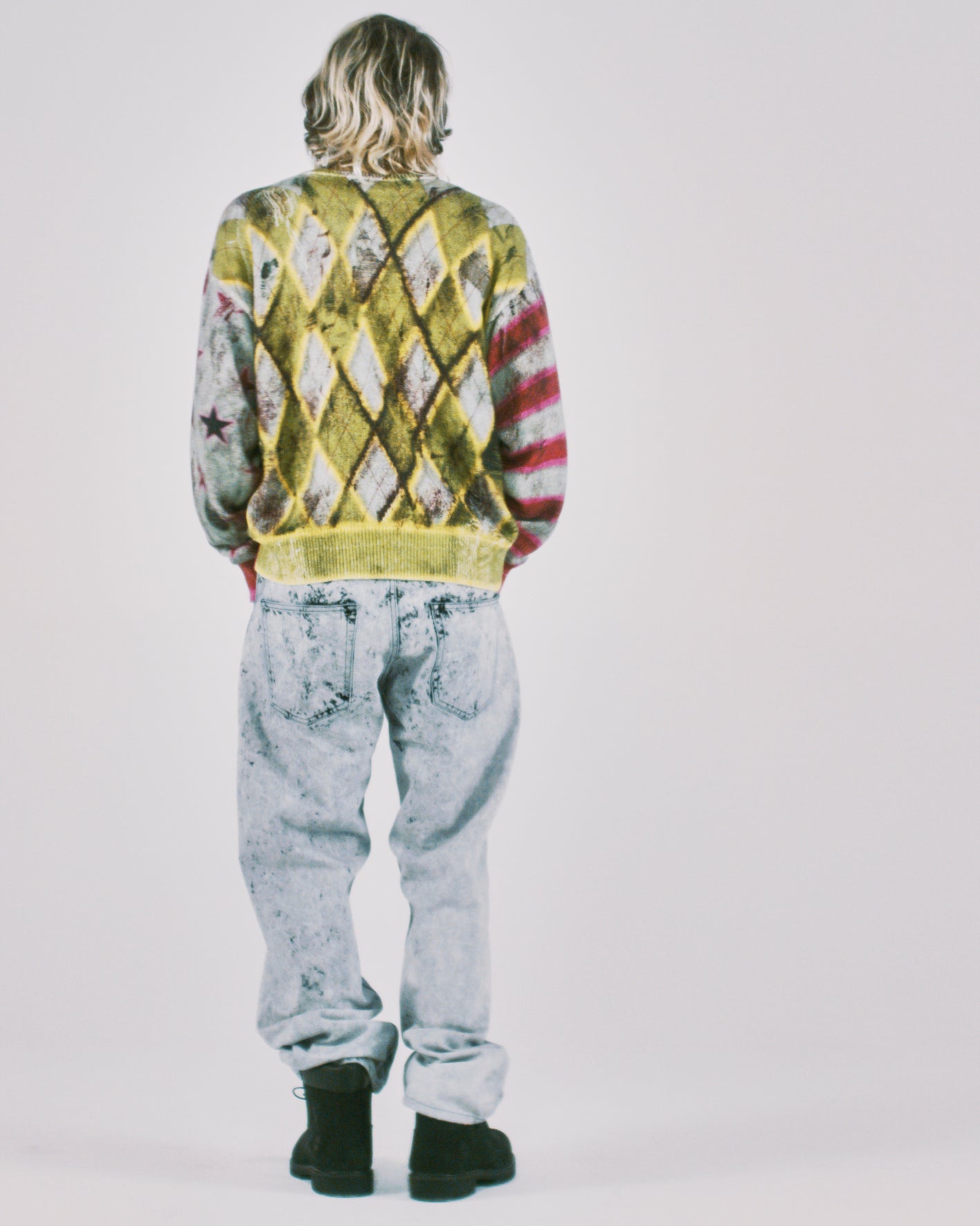 Heavy Acid Wash Batten Jean