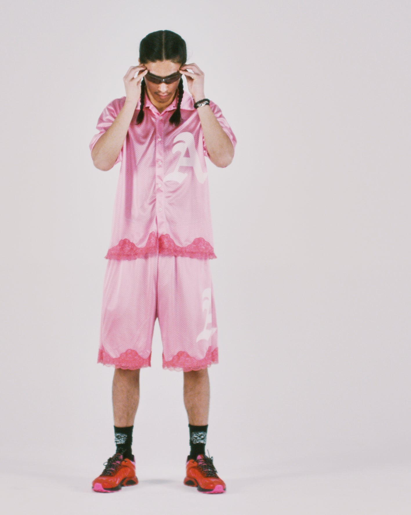 Gothic Lace Airtex Hawaiian Shirt