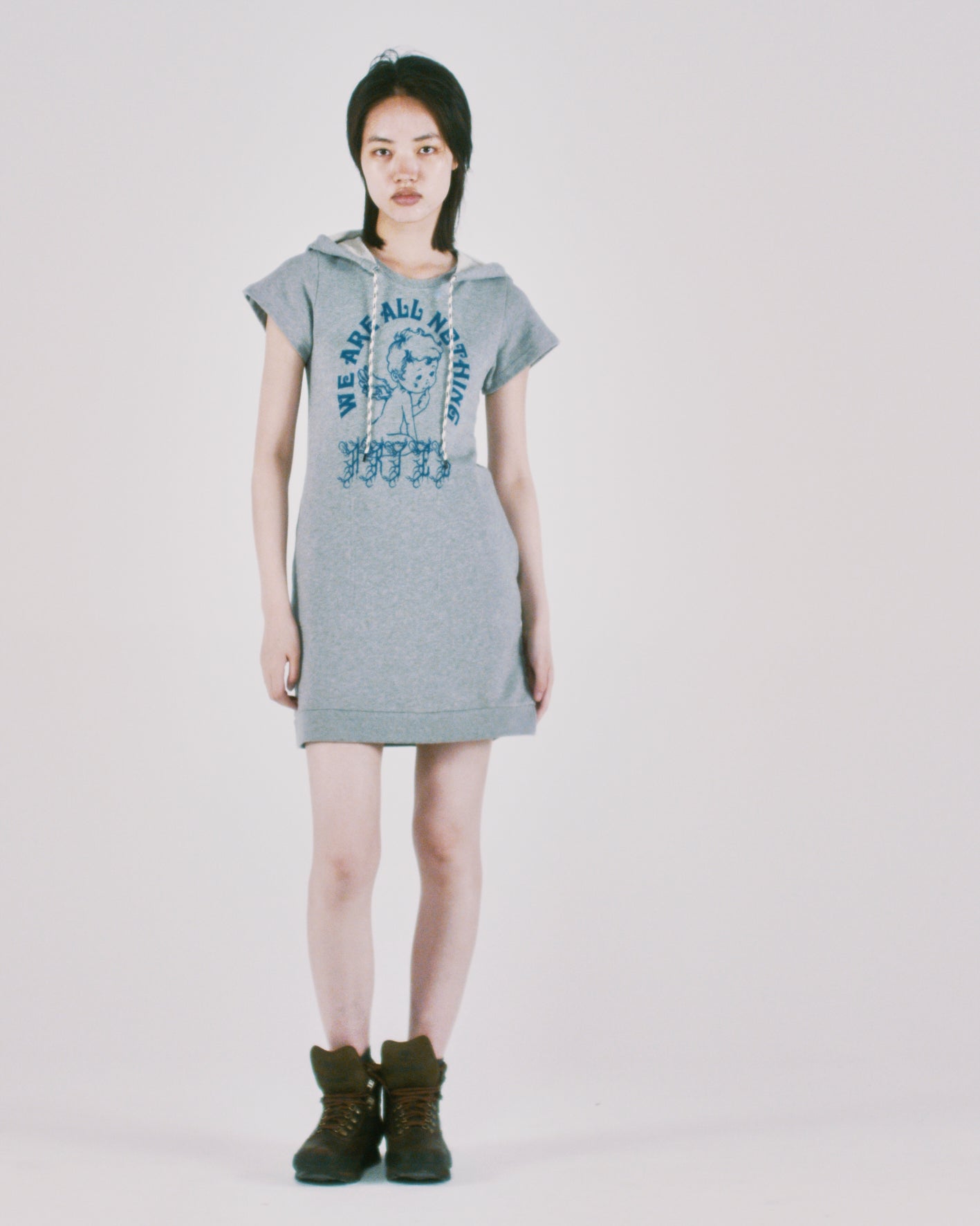 Angel of Nothing Hooded SS Dress