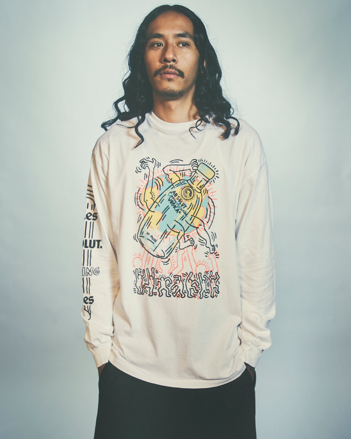 Aries x Absolut Haring LS Tee