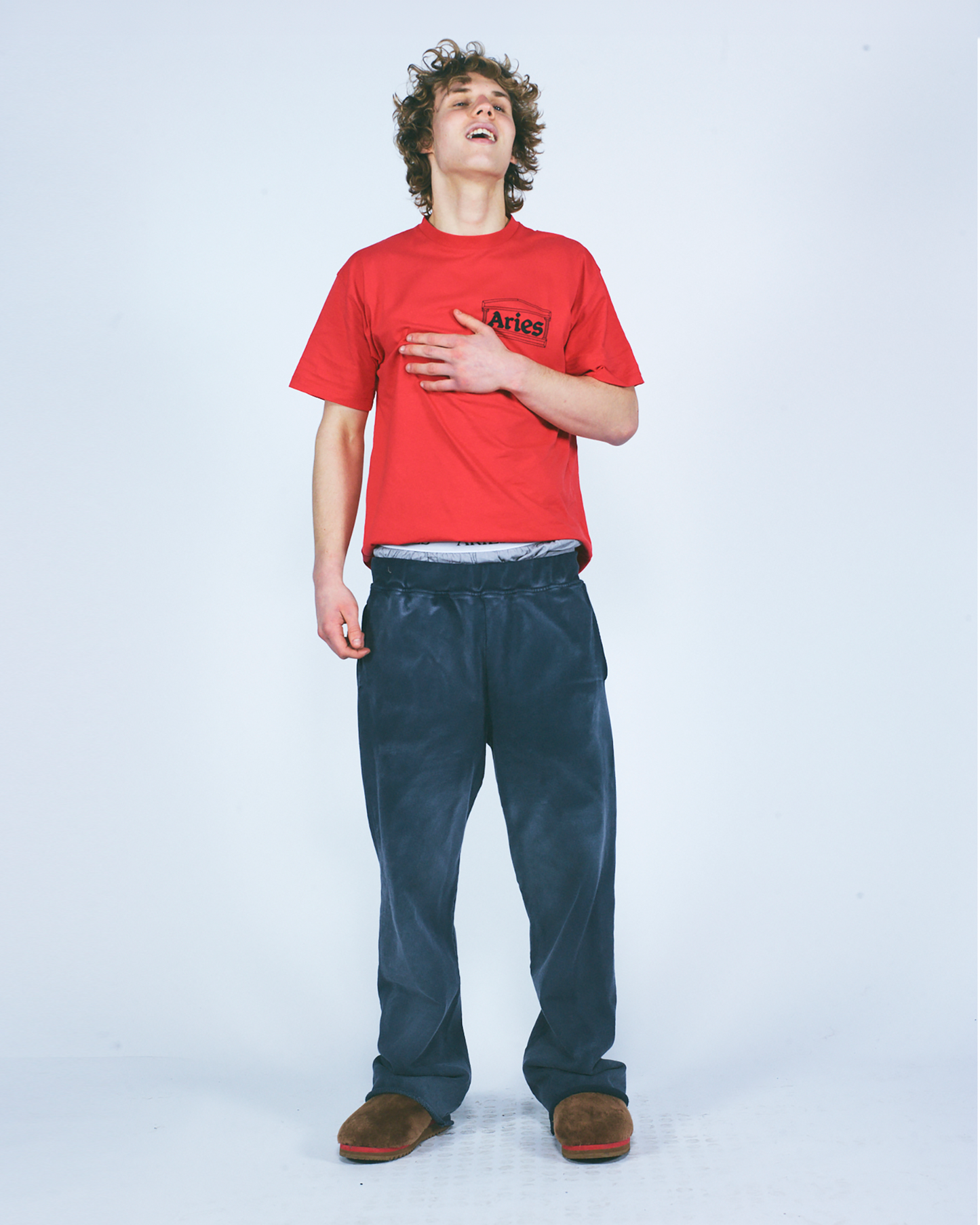 Premium Sunbleached Temple Straight Sweatpant