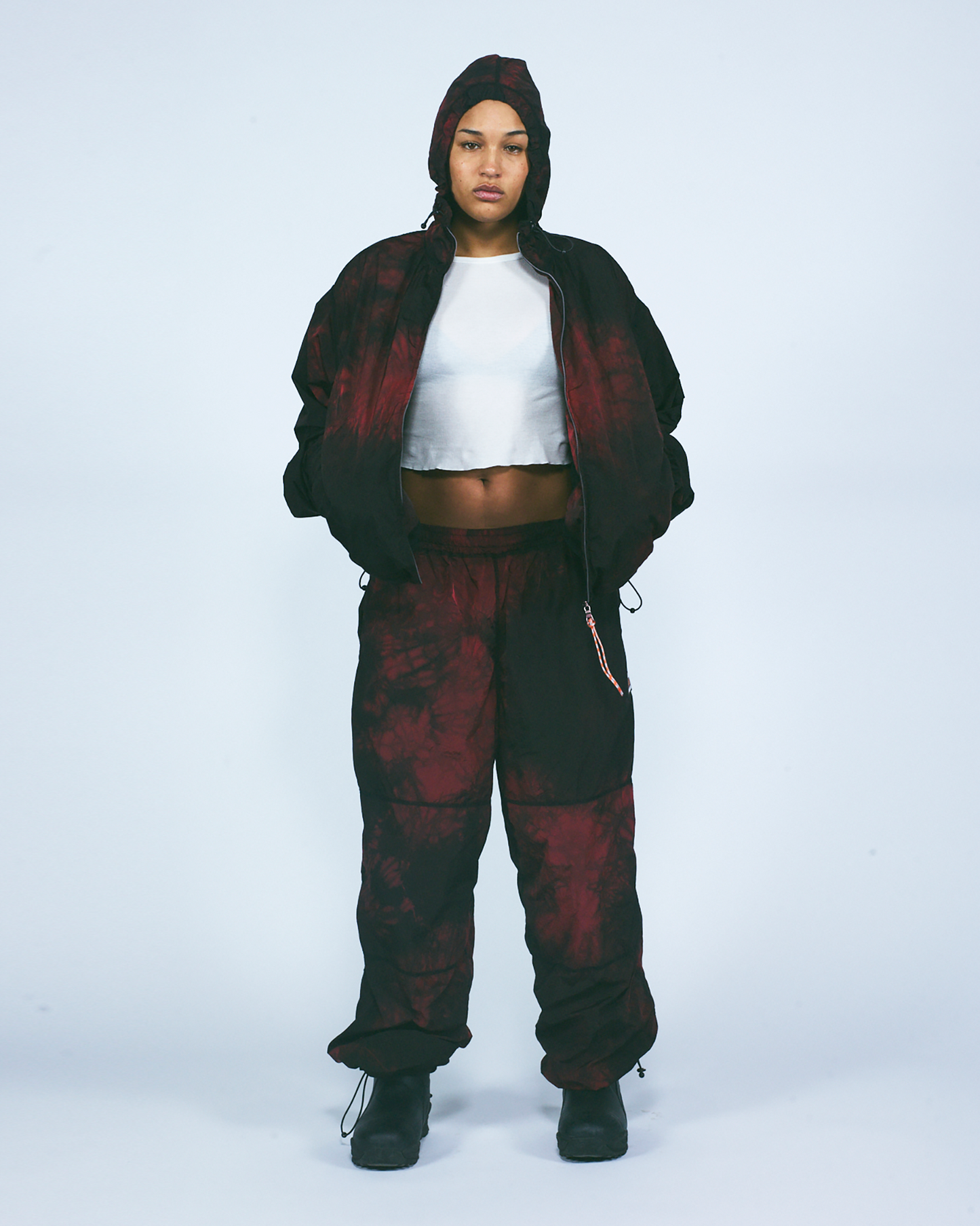 Tie Dye Nylon Windcheater Jacket