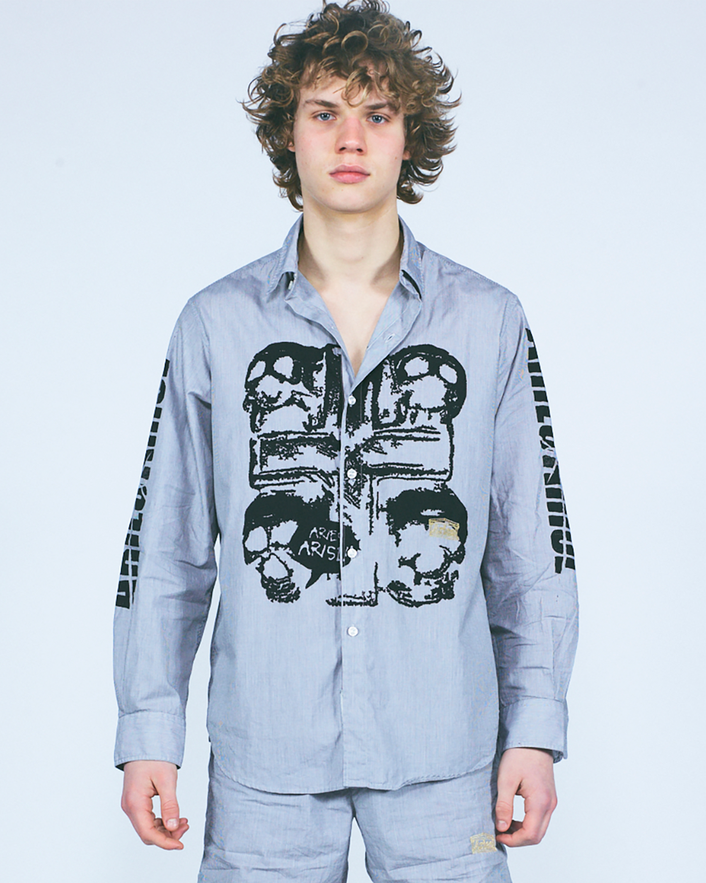 I'm Cross Graphic Poplin LS Shirt