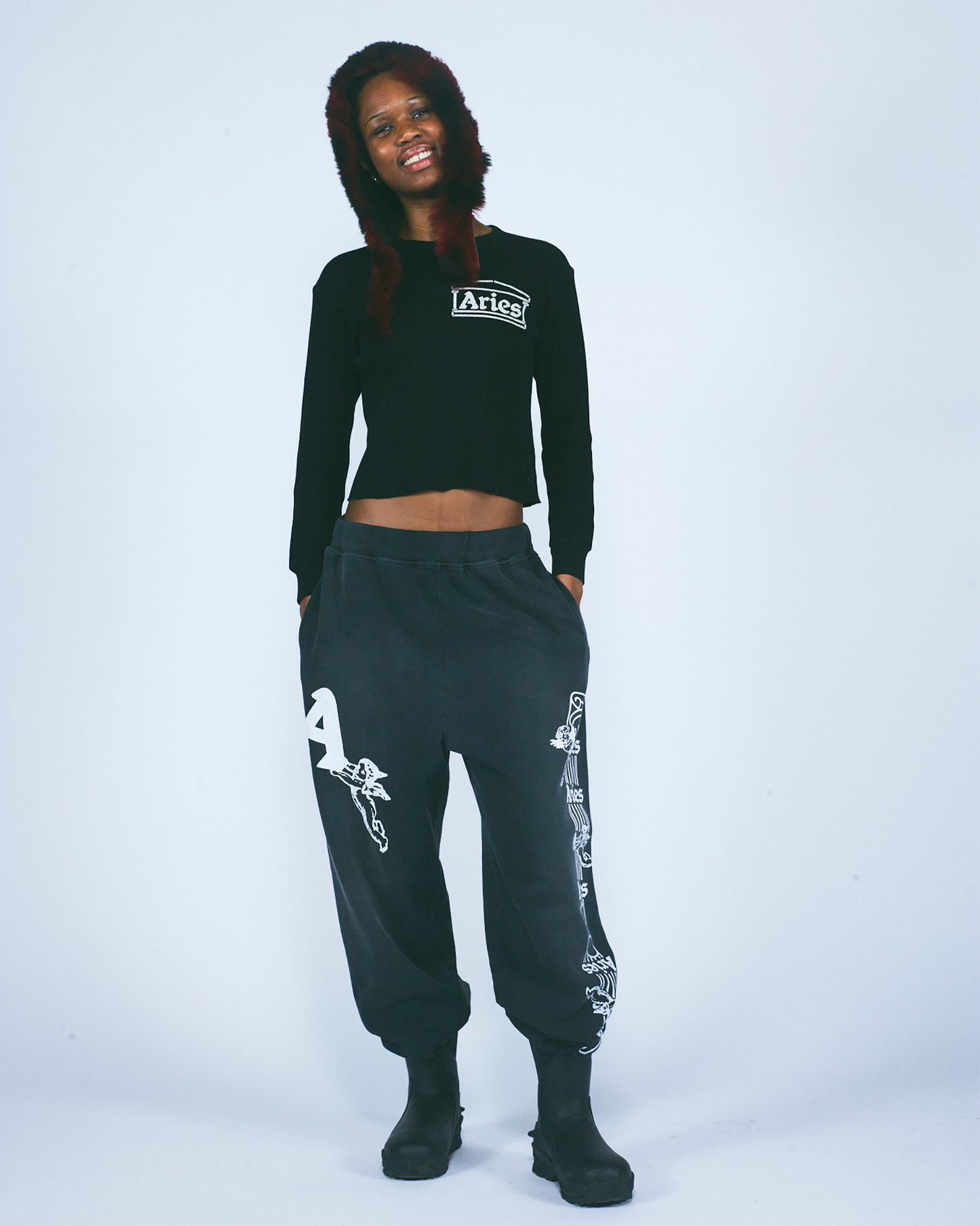 Premium Aged Cherub Column Sweatpant
