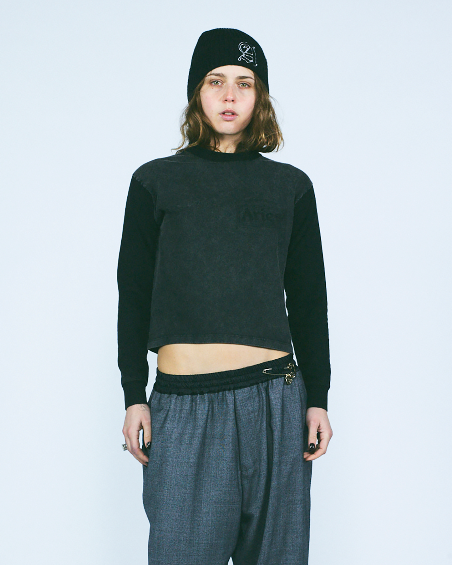 Aged Contrast Temple LS Tee
