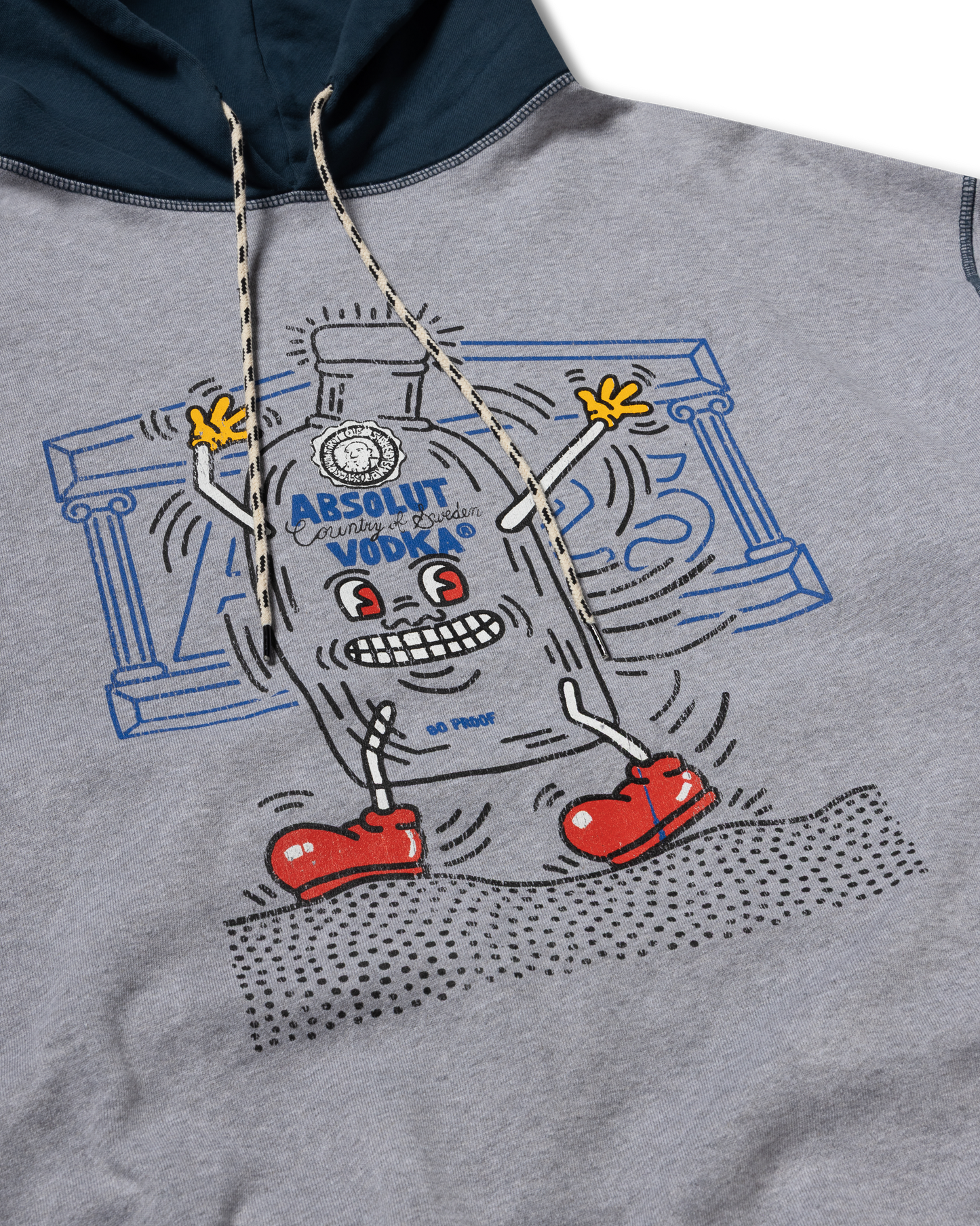 Aries x Absolut Haring Patchwork Hoodie