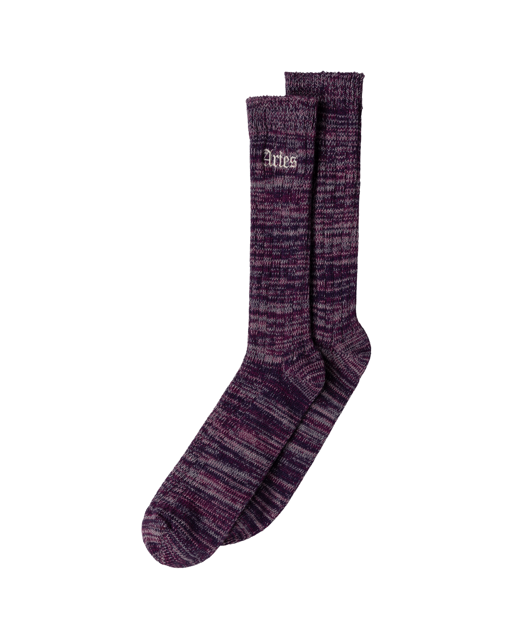 Premium Gothic Rib Sock Purple – Aries
