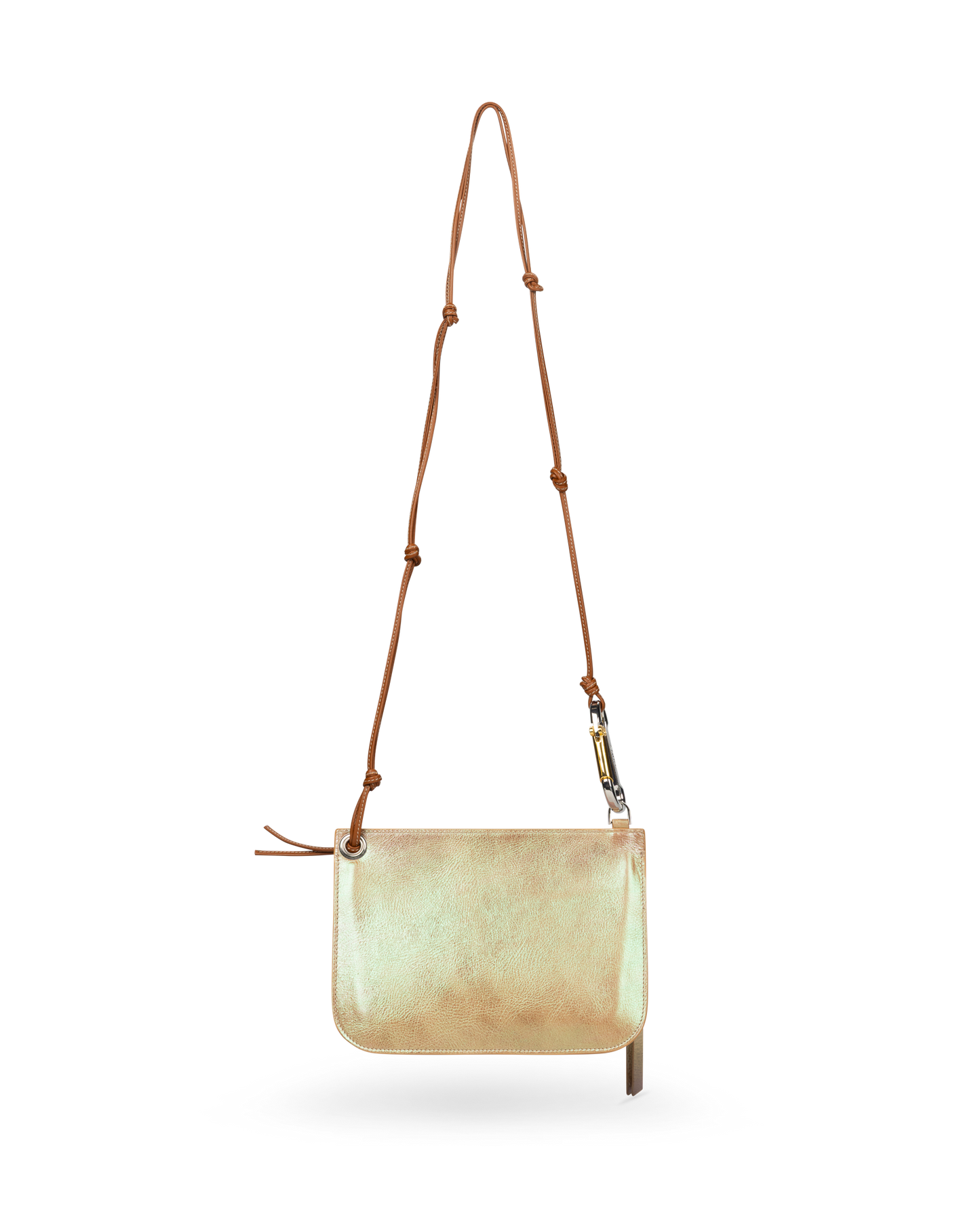 Pearl Leather Studded Bobby Bag