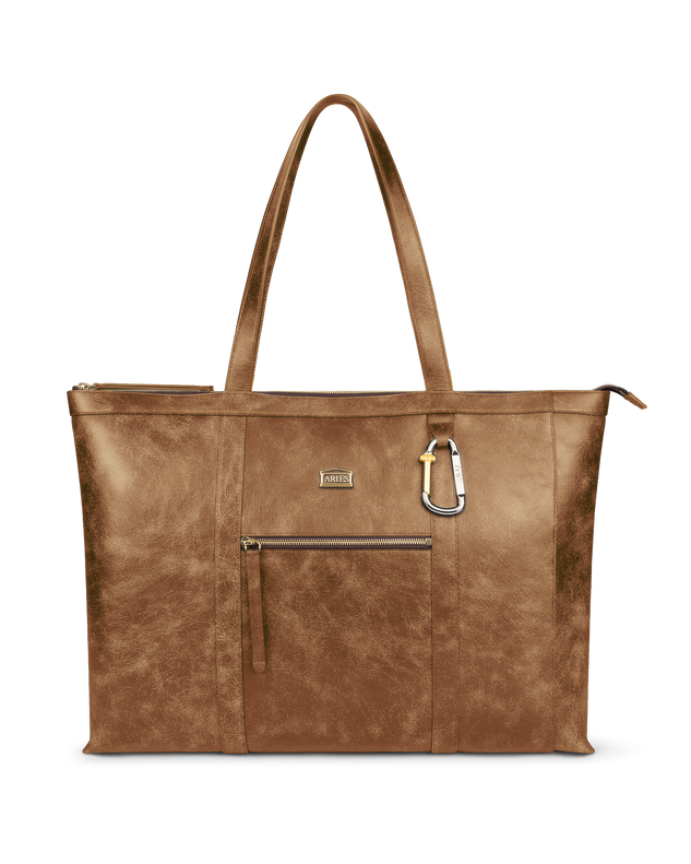 Vintage Leather Niner Shopper Bag