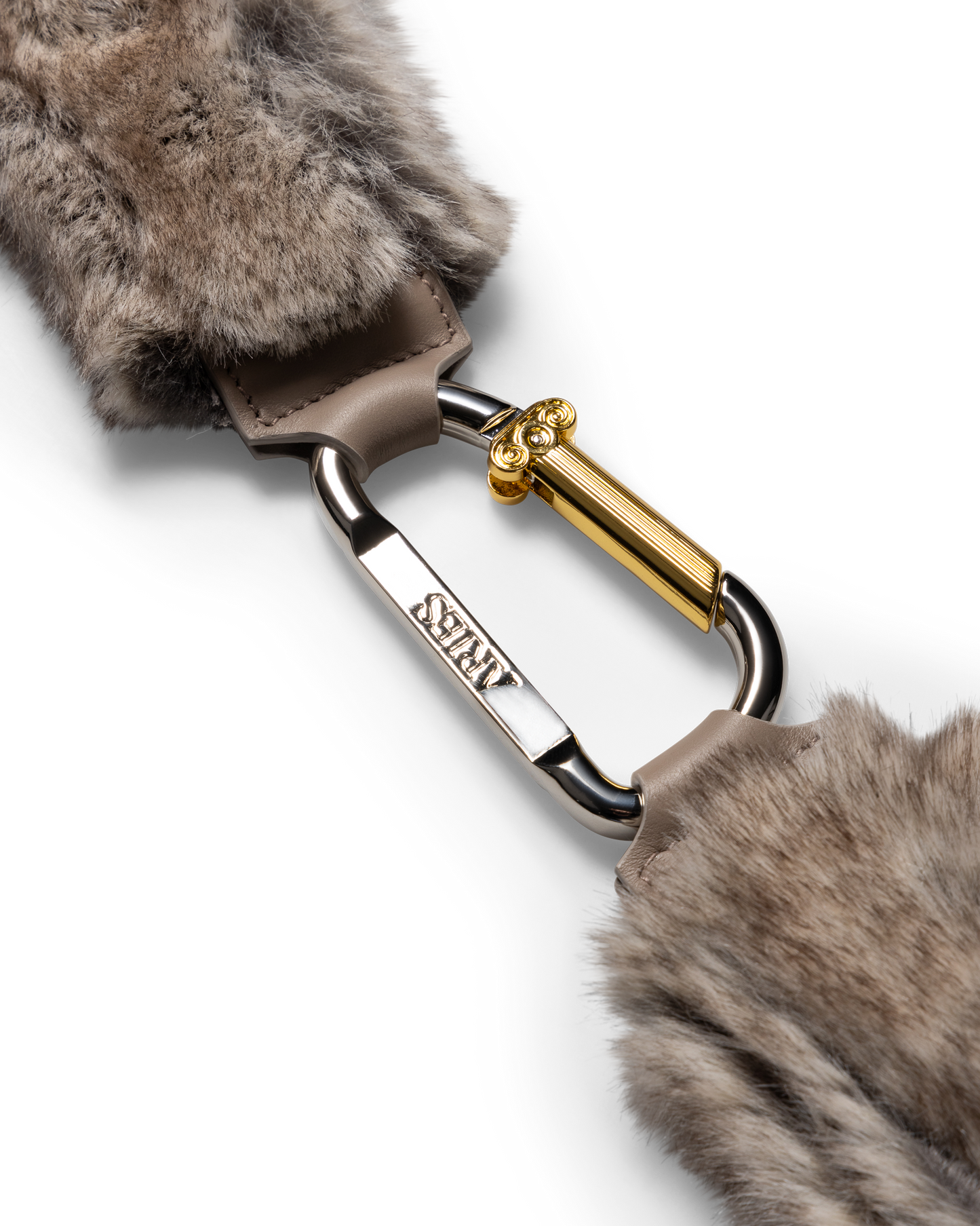 Faux Chinchilla Mazzo Belt