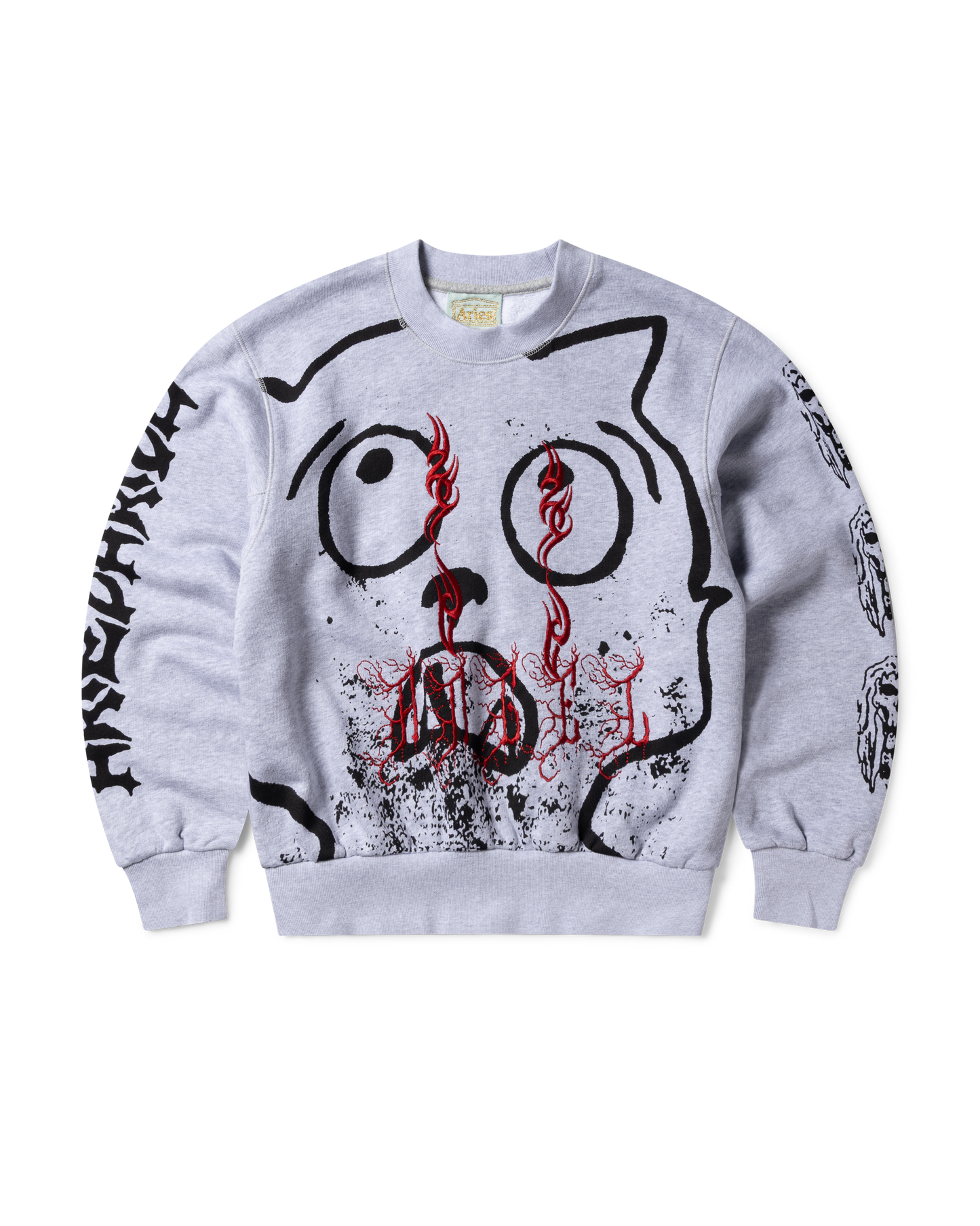 Meow Embroidered Sweat