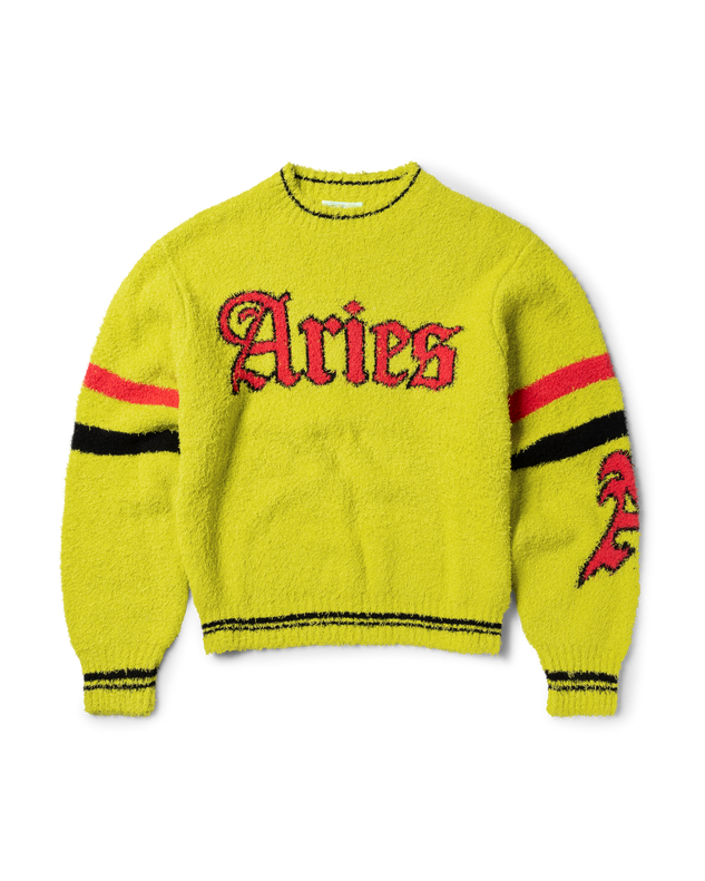 Acid Boucle Knit Crew
