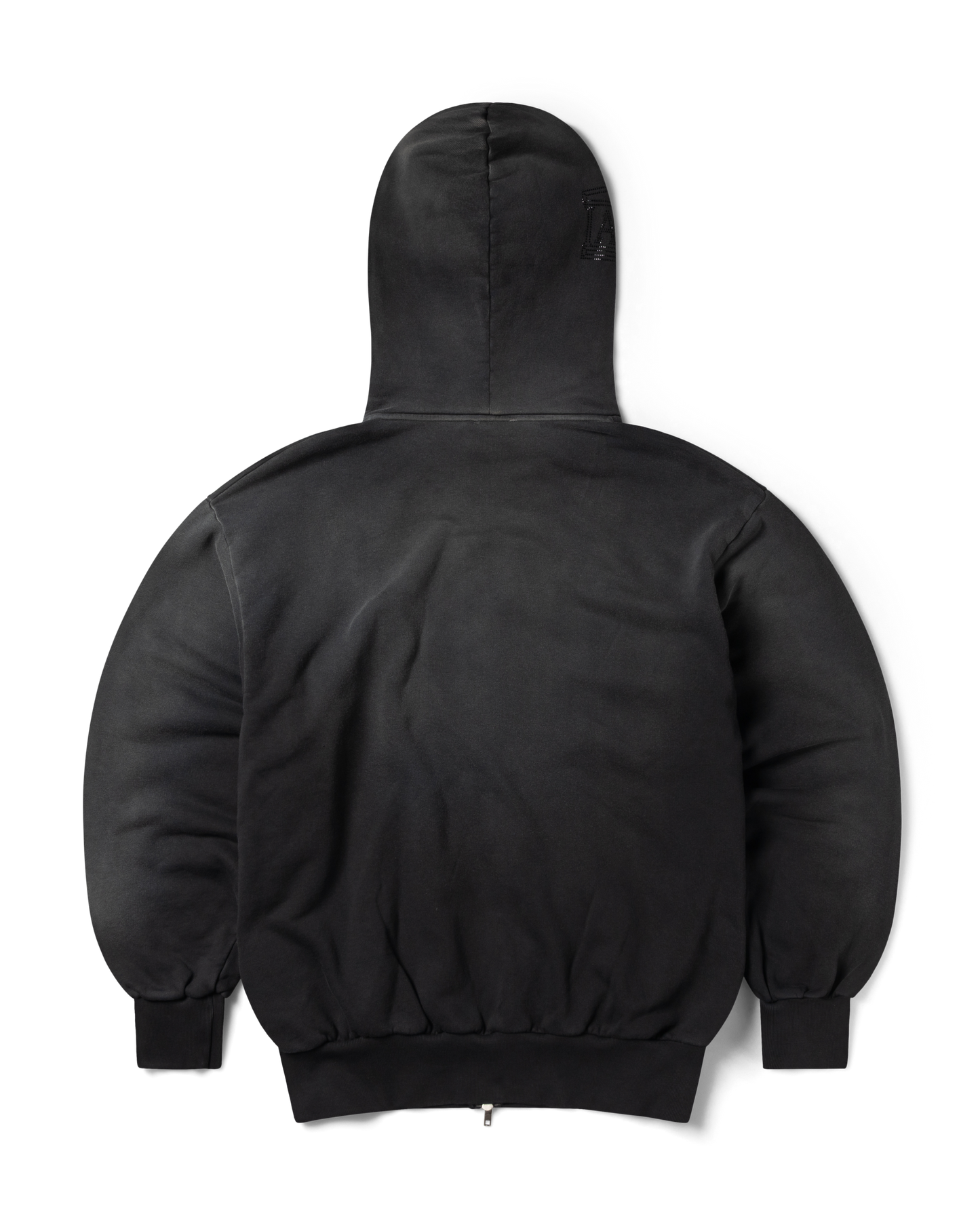 Aged Gothic Zip Through Hoodie