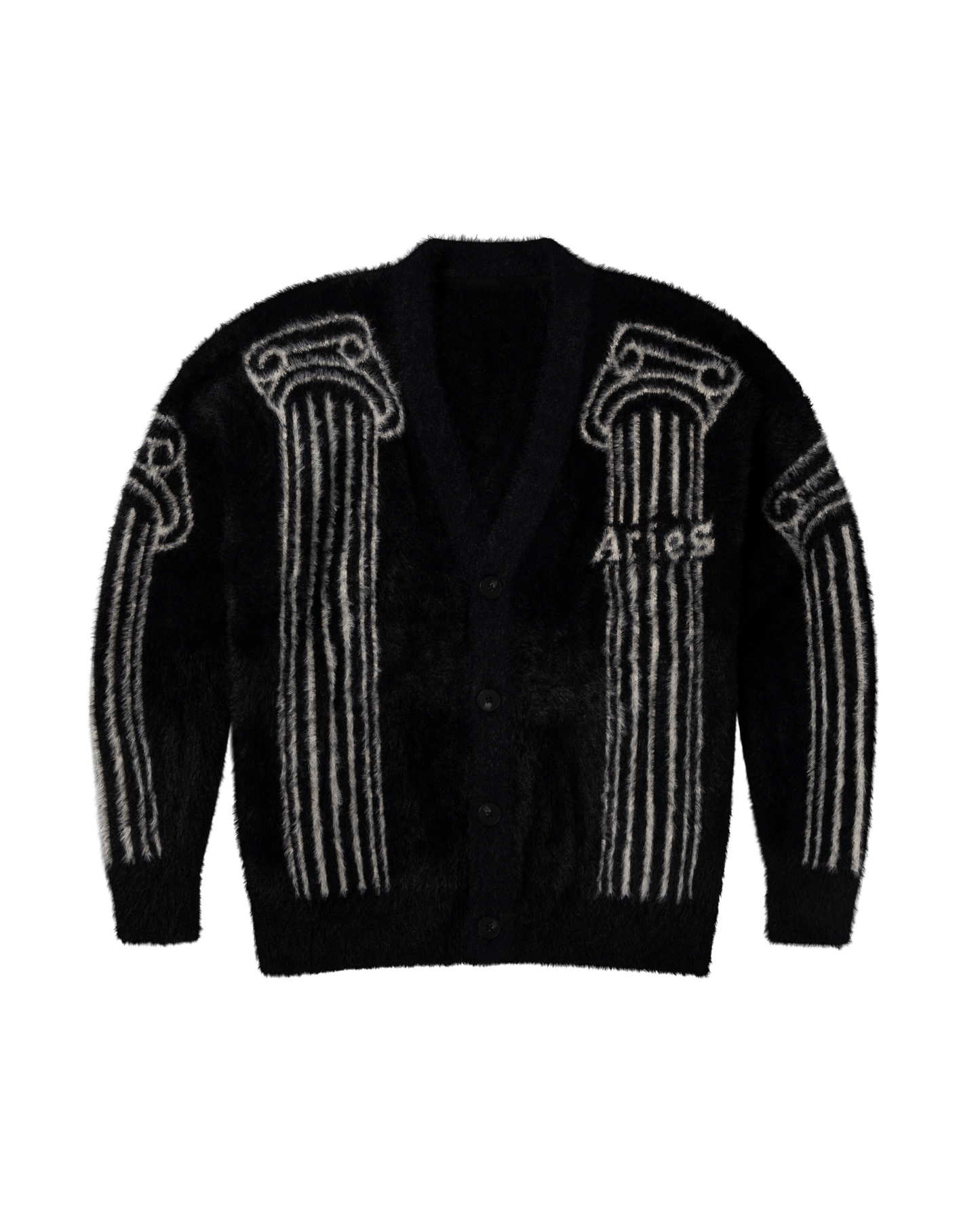 Oversized Chenille Column Knit Cardigan