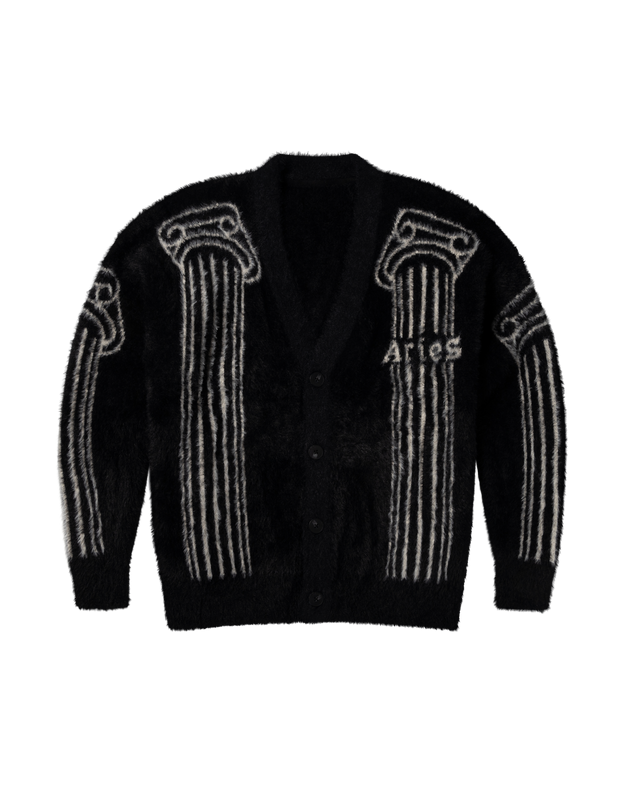 Oversized Chenille Column Knit Cardigan