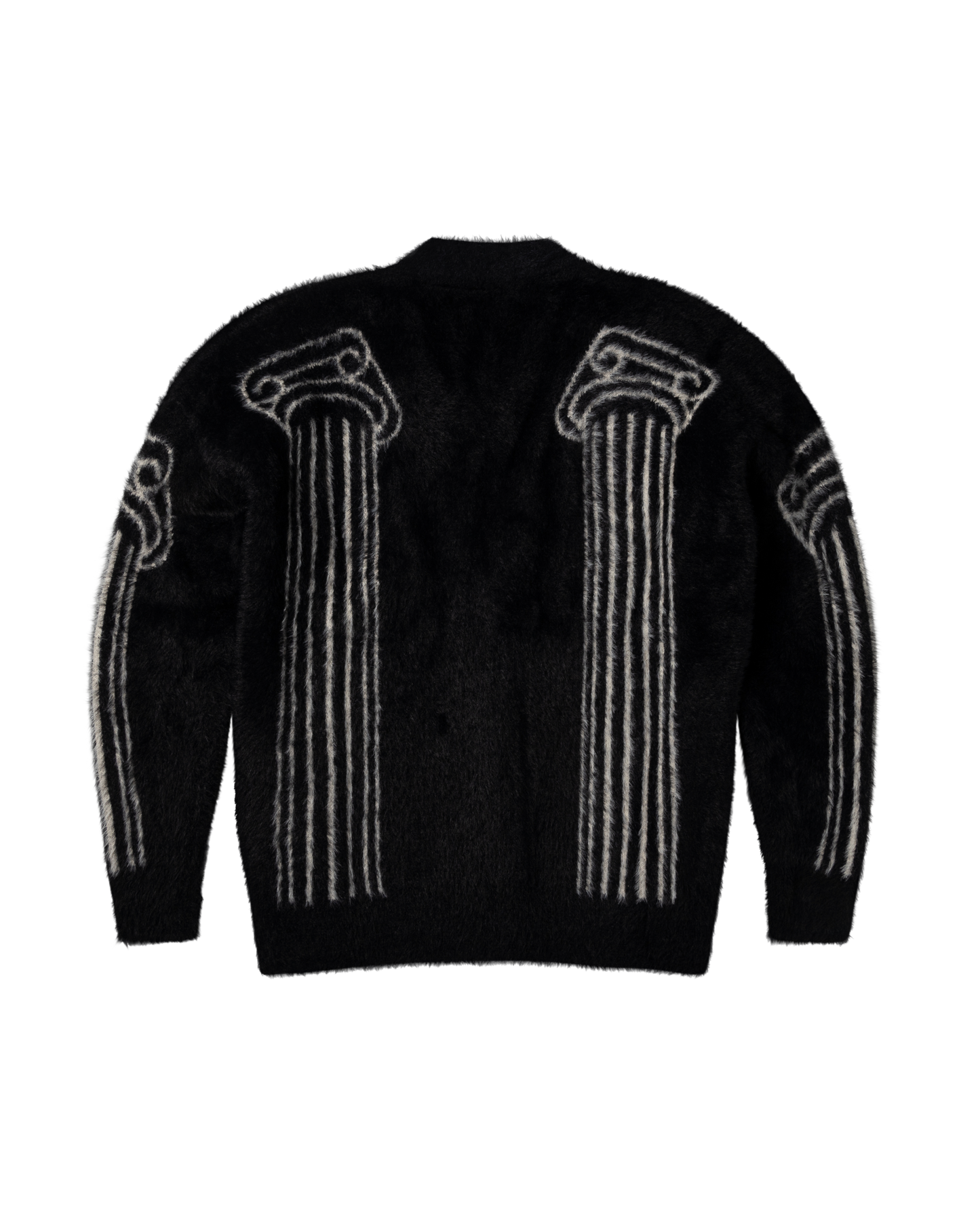 Oversized Chenille Column Knit Cardigan