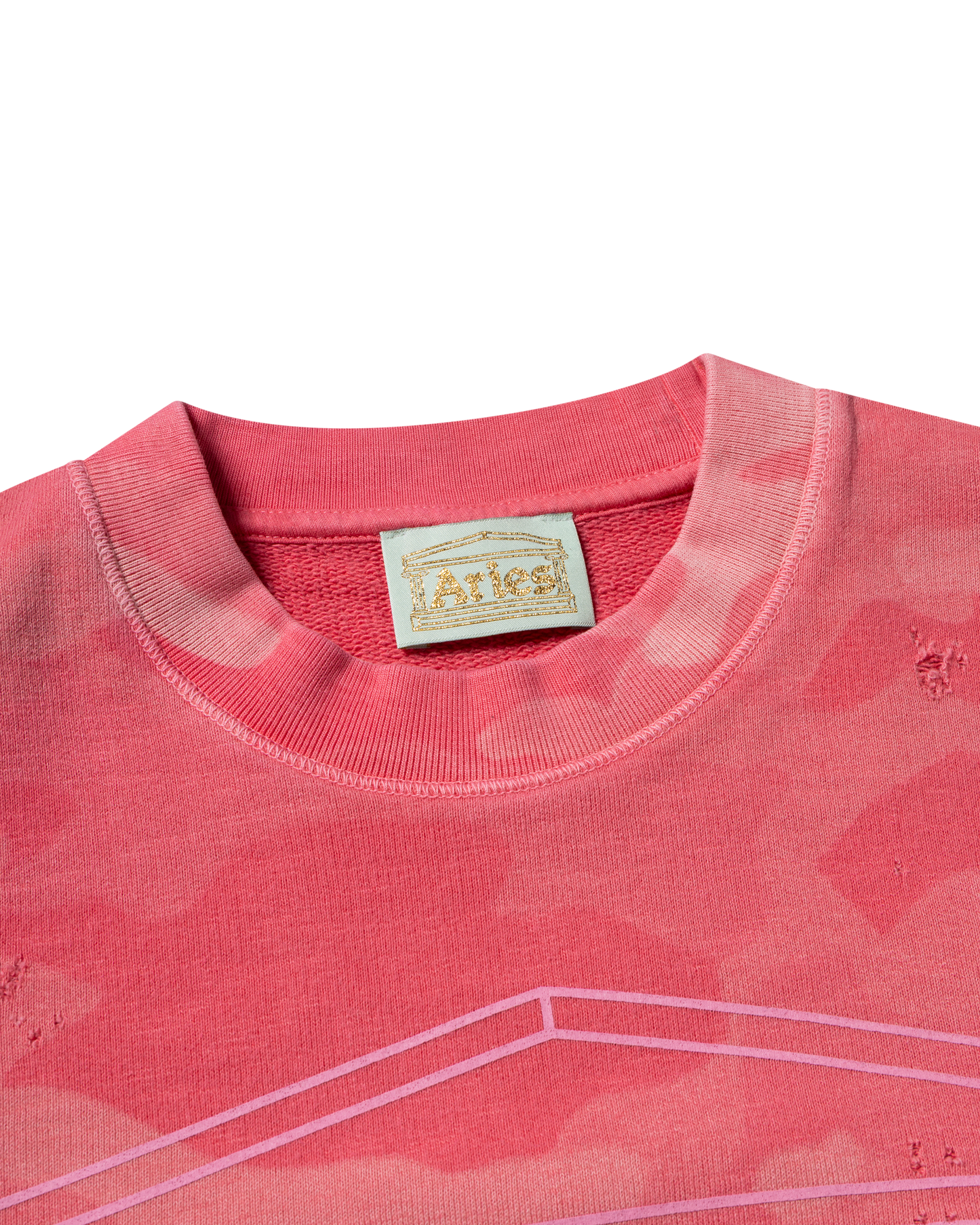 Aged Column Camo Sweat