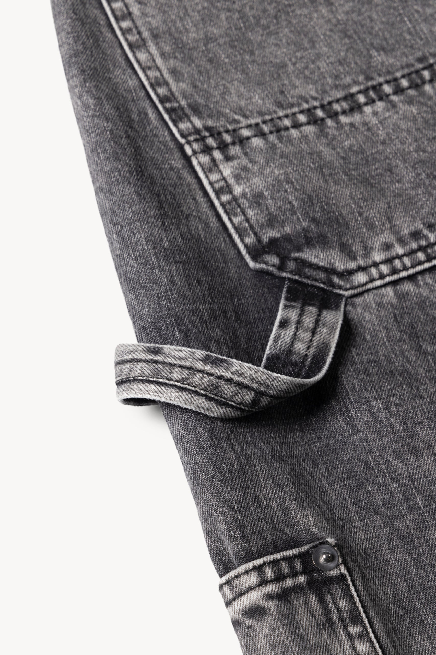 Load image into Gallery viewer, Acid Wash Denim Carpenter Jean