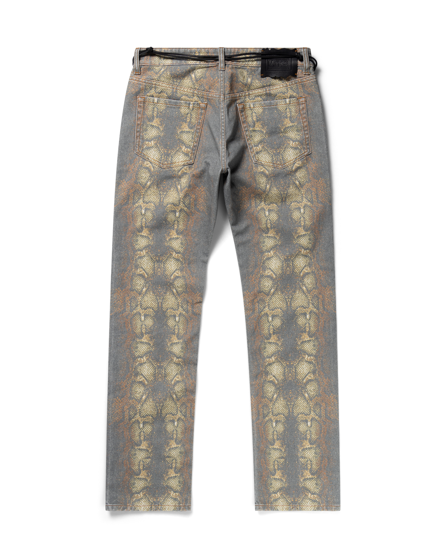 Snake Print Low Rise Lilly Jeans