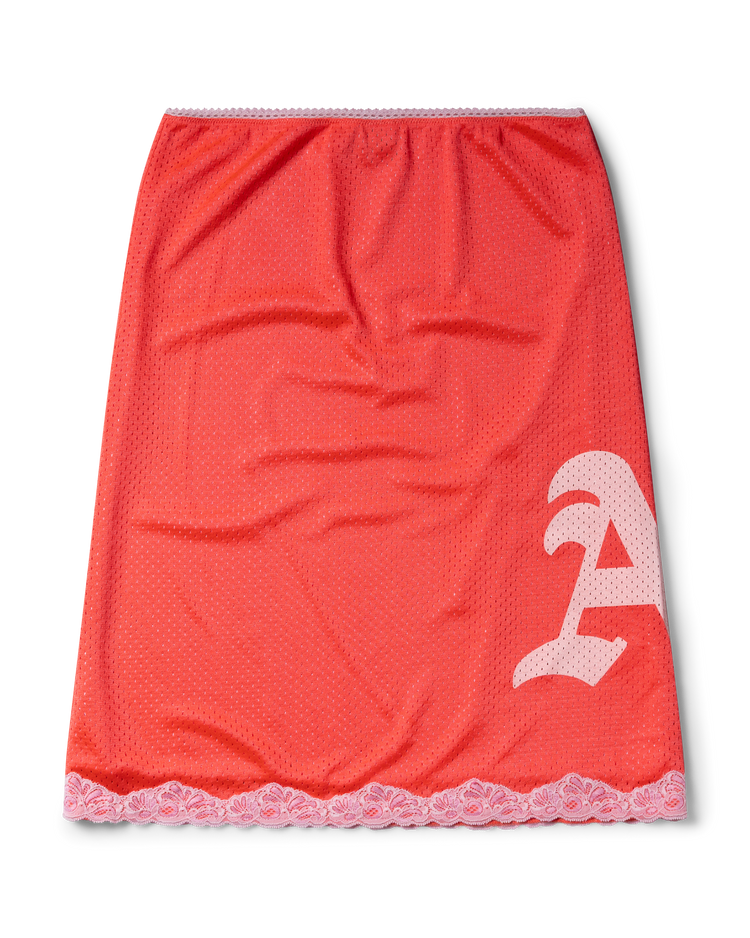 Gothic Lace Airtex Midi Skirt