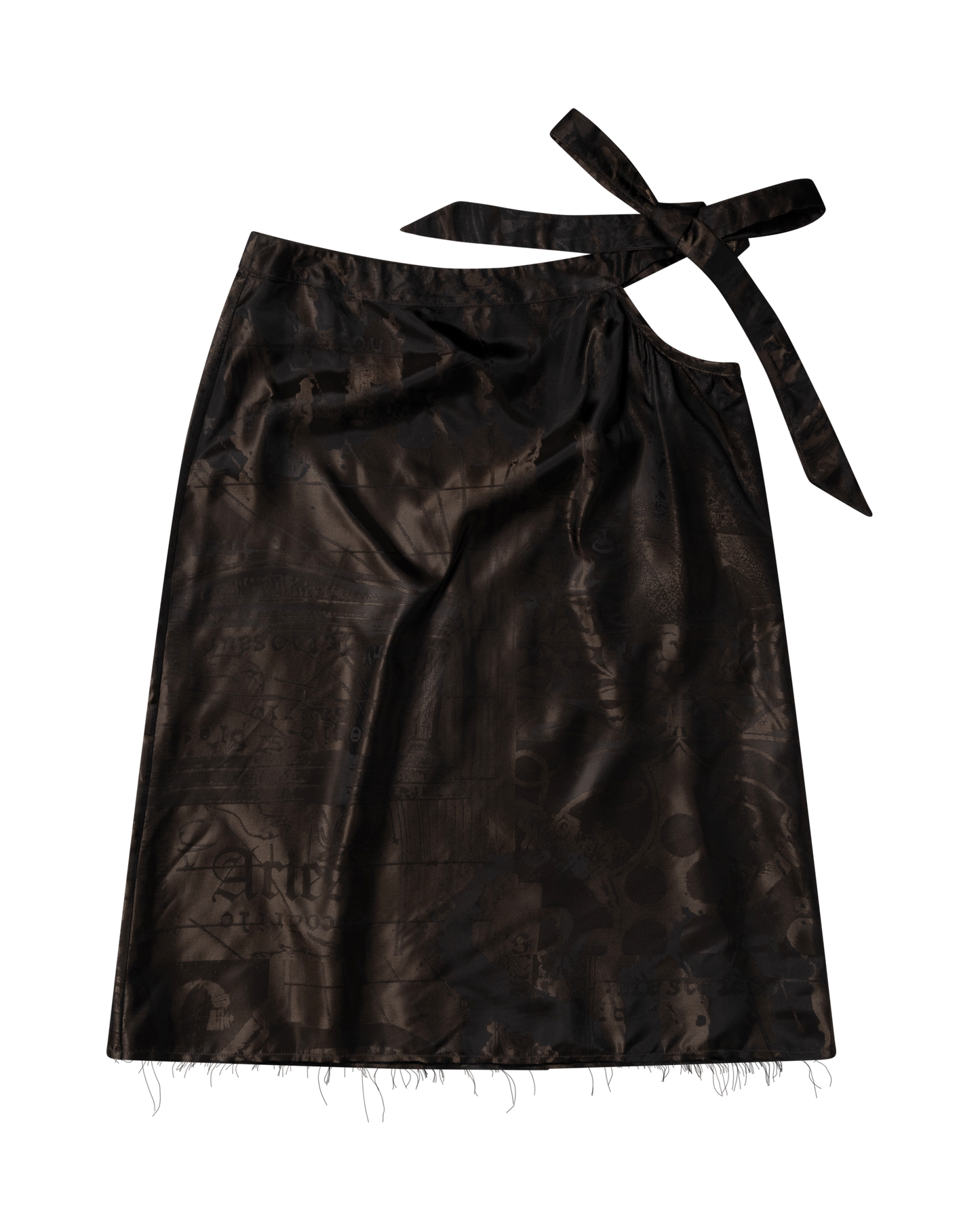 Aries Slaughter Jacquard Midi Skirt