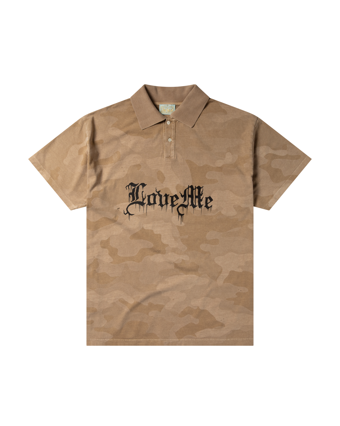 Aged Angel Camo SS Polo Shirt