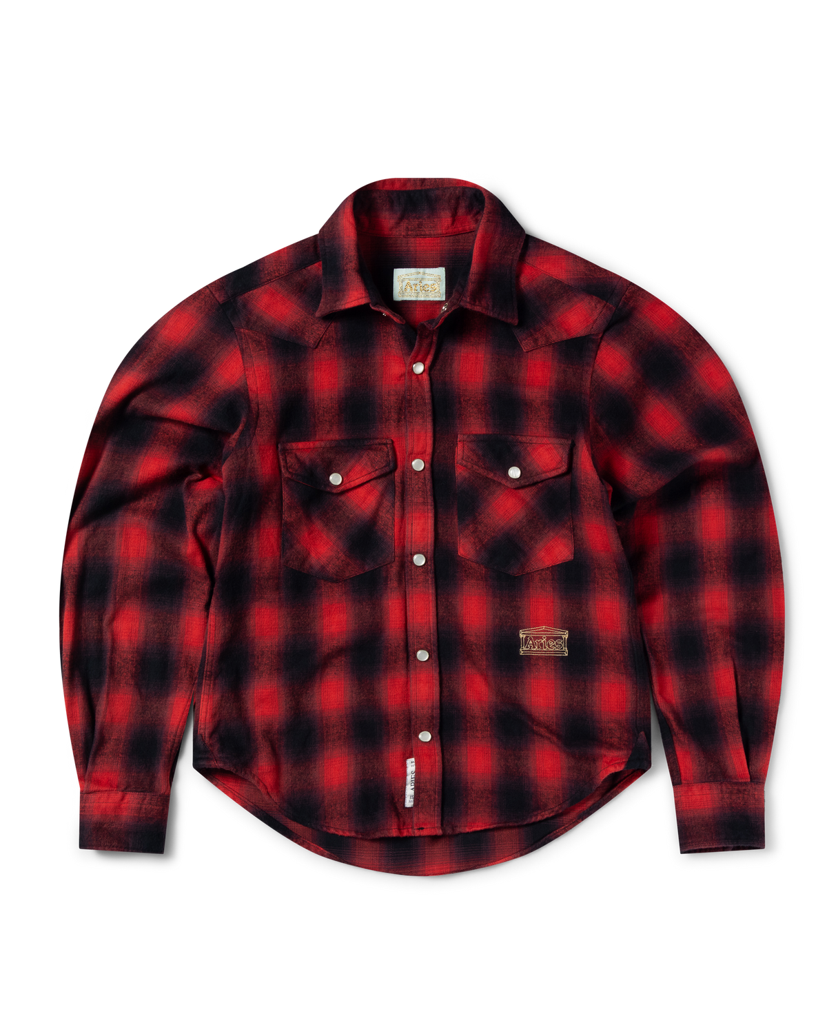 Plaid Western LS Shirt
