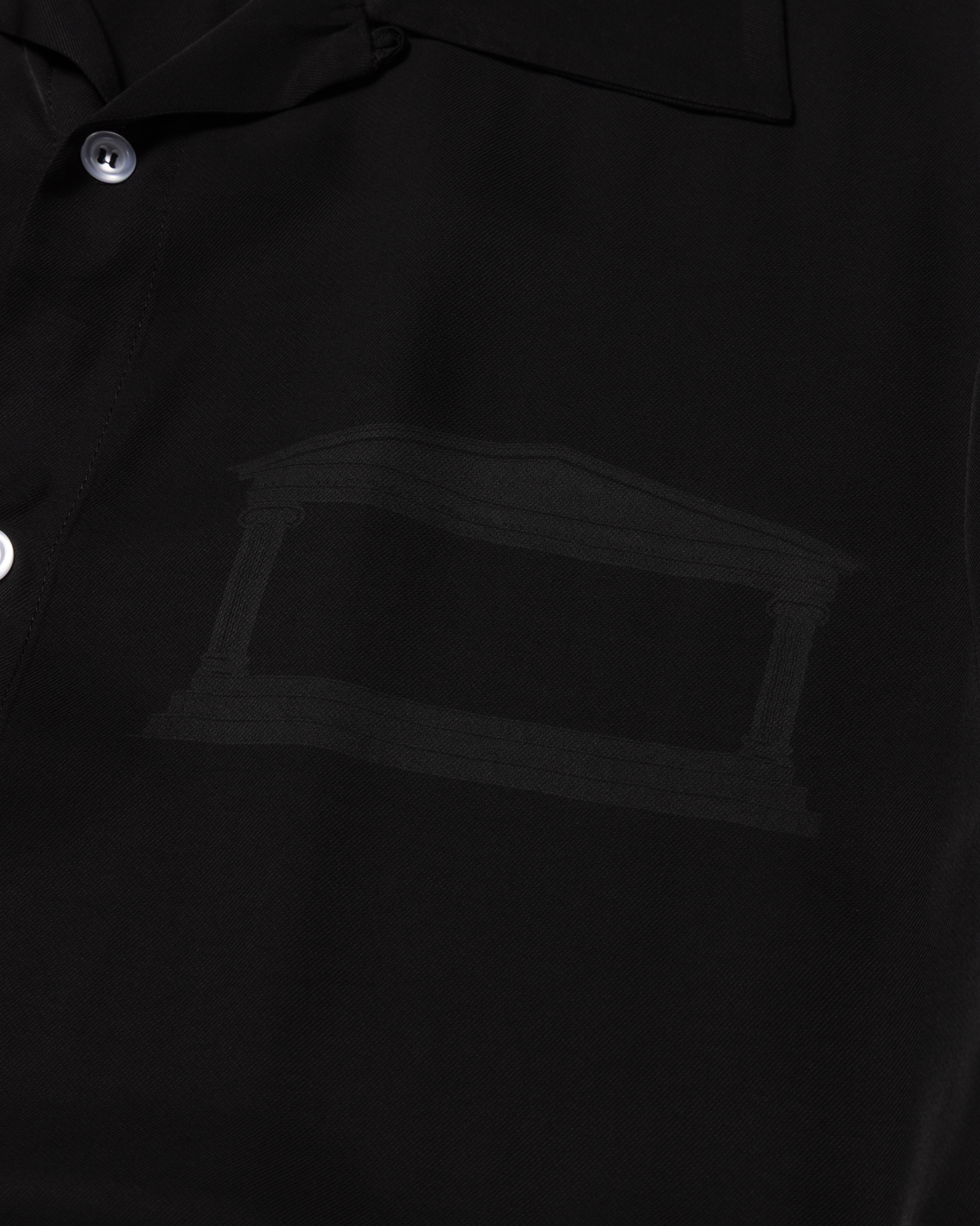 Ancient Column Satin Viscose Hawaiian Shirt