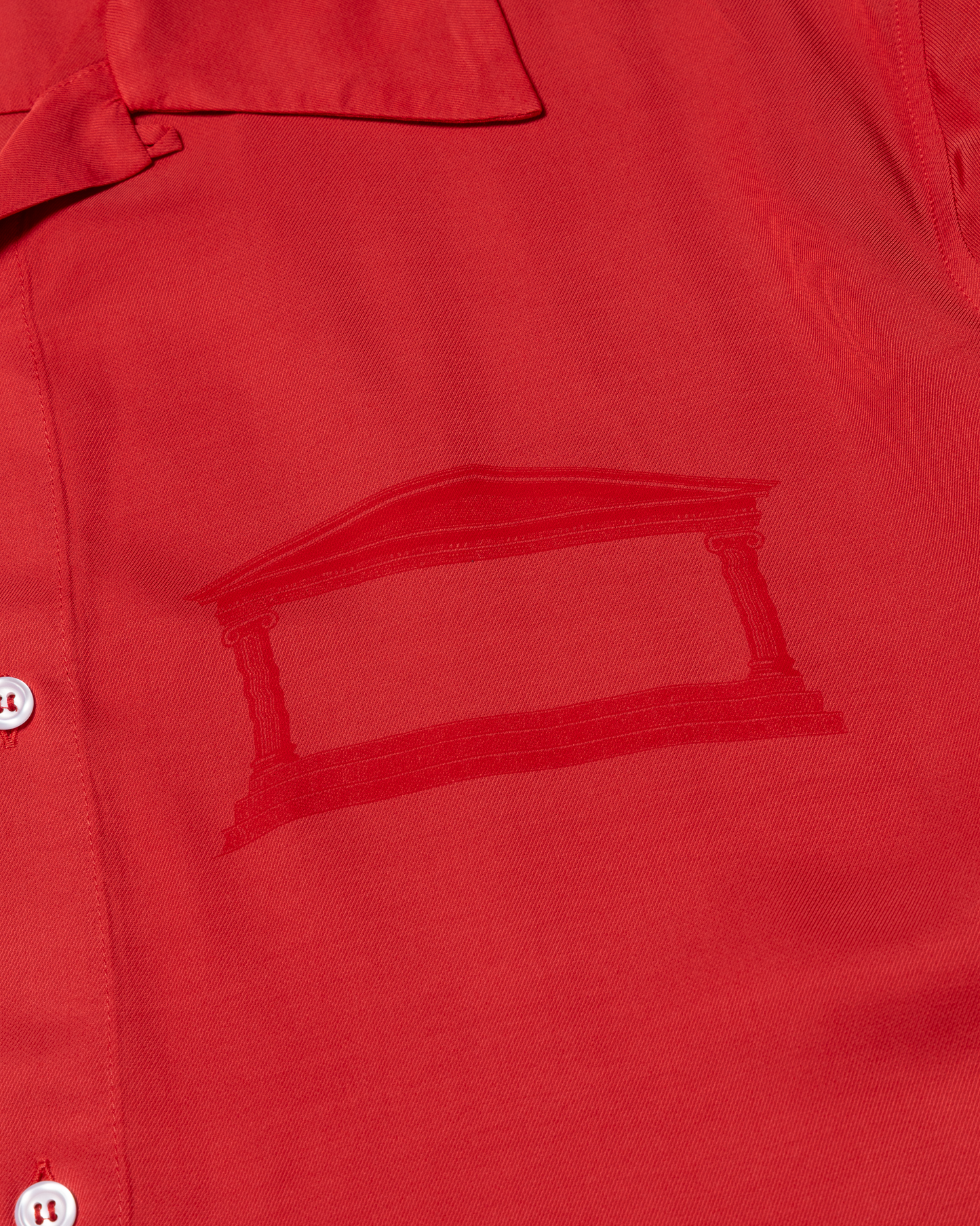 Ancient Column Satin Viscose Hawaiian Shirt