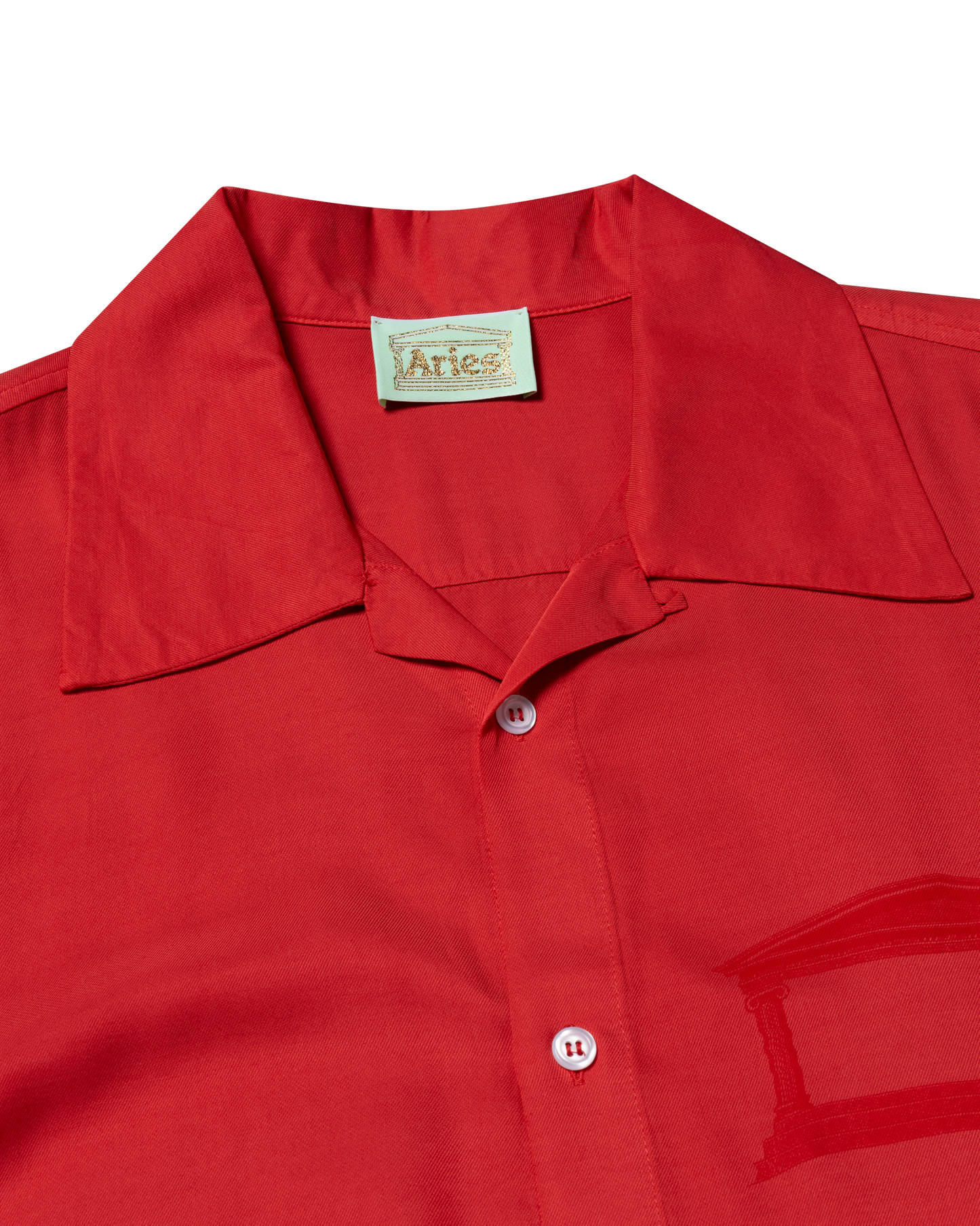 Ancient Column Satin Viscose Hawaiian Shirt