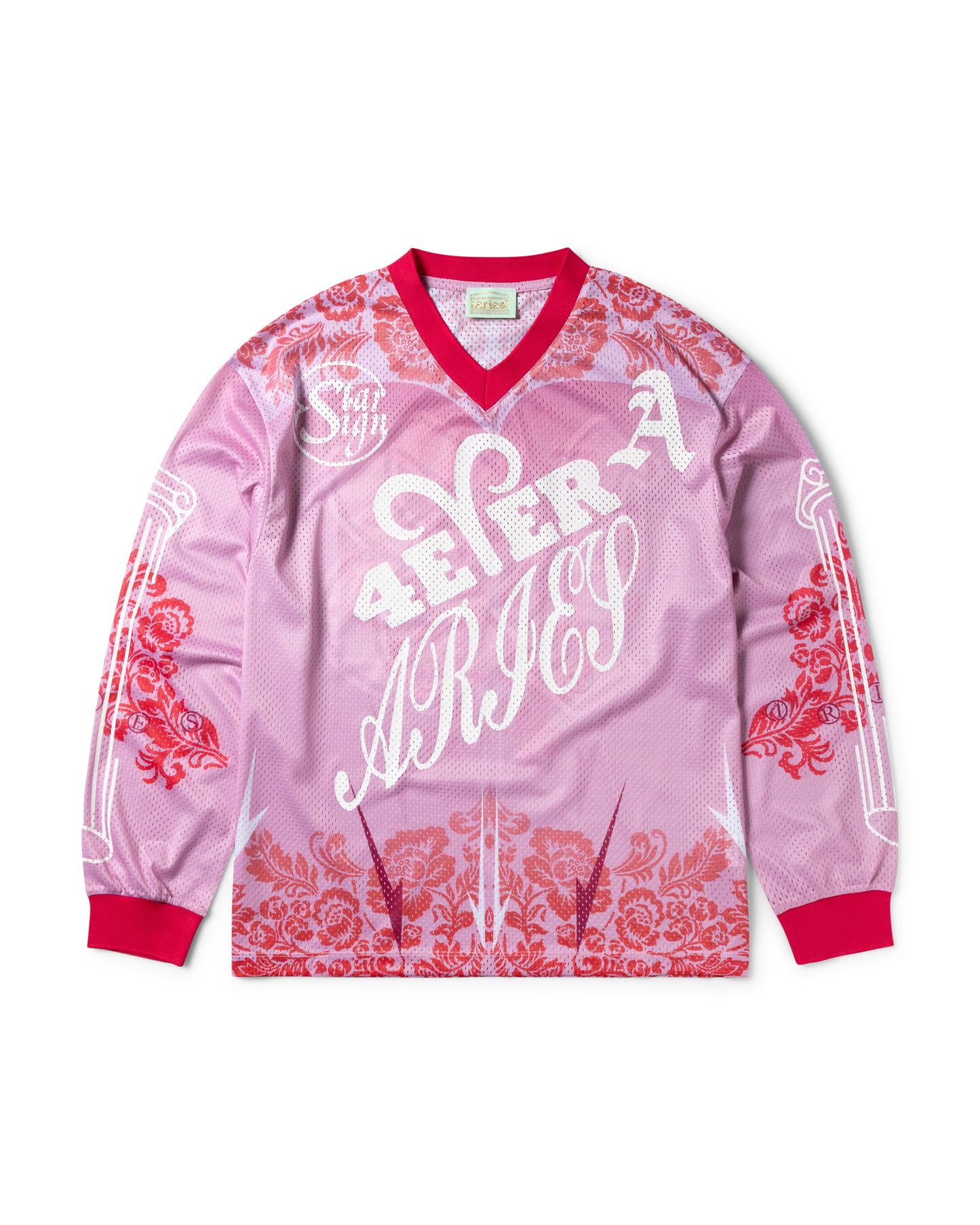 Graphic Gothic Lace Airtex LS Tee