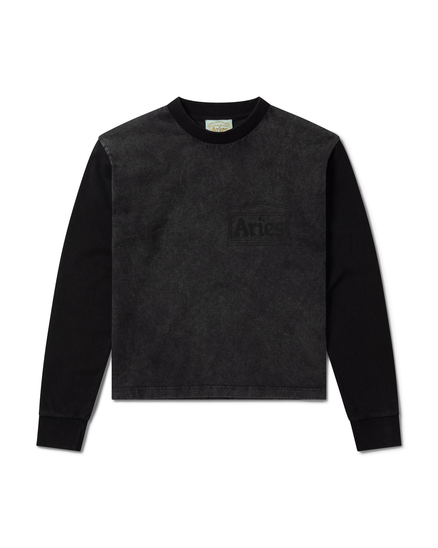 Aged Contrast Temple LS Tee