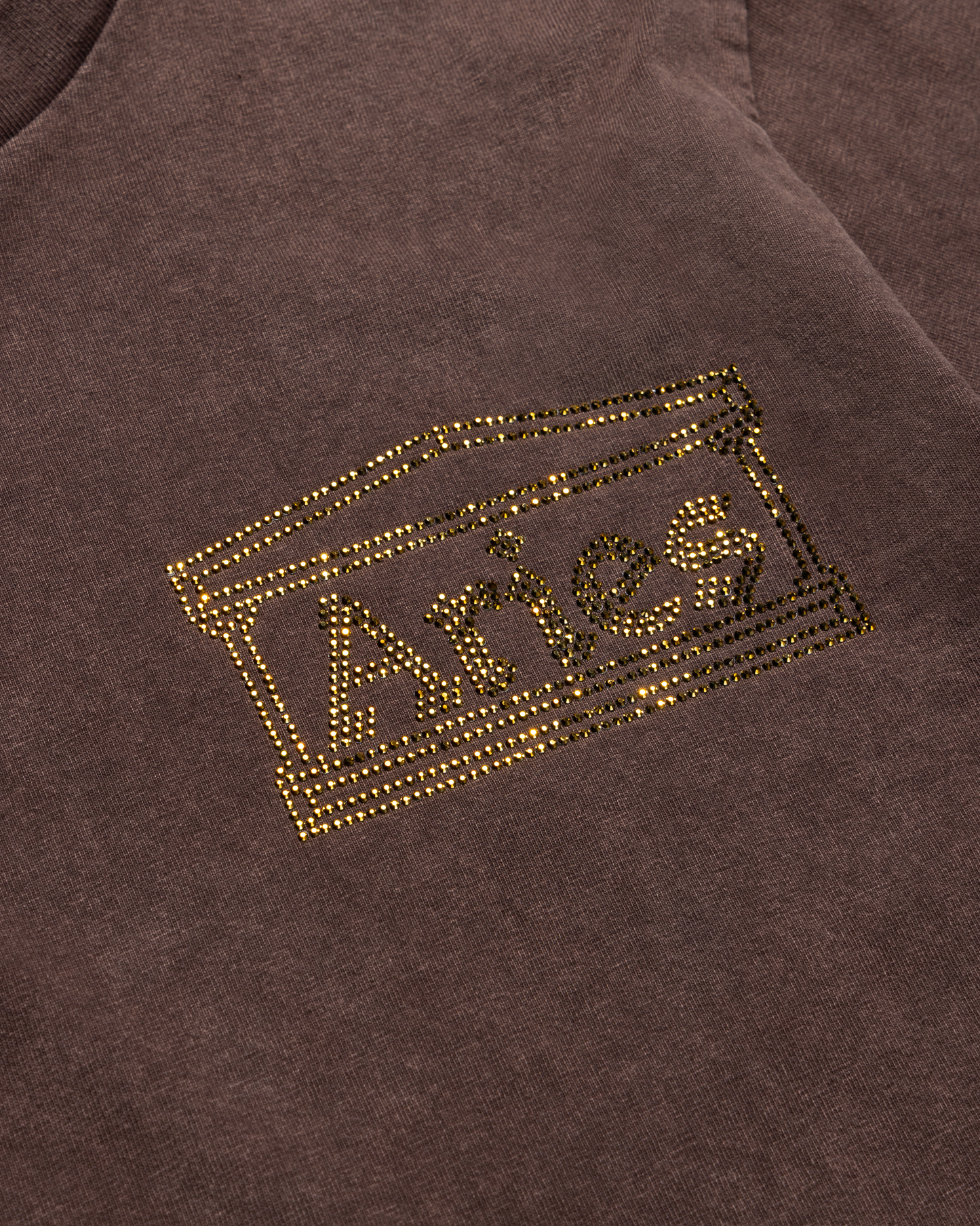 Aged Diamante Temple LS Tee