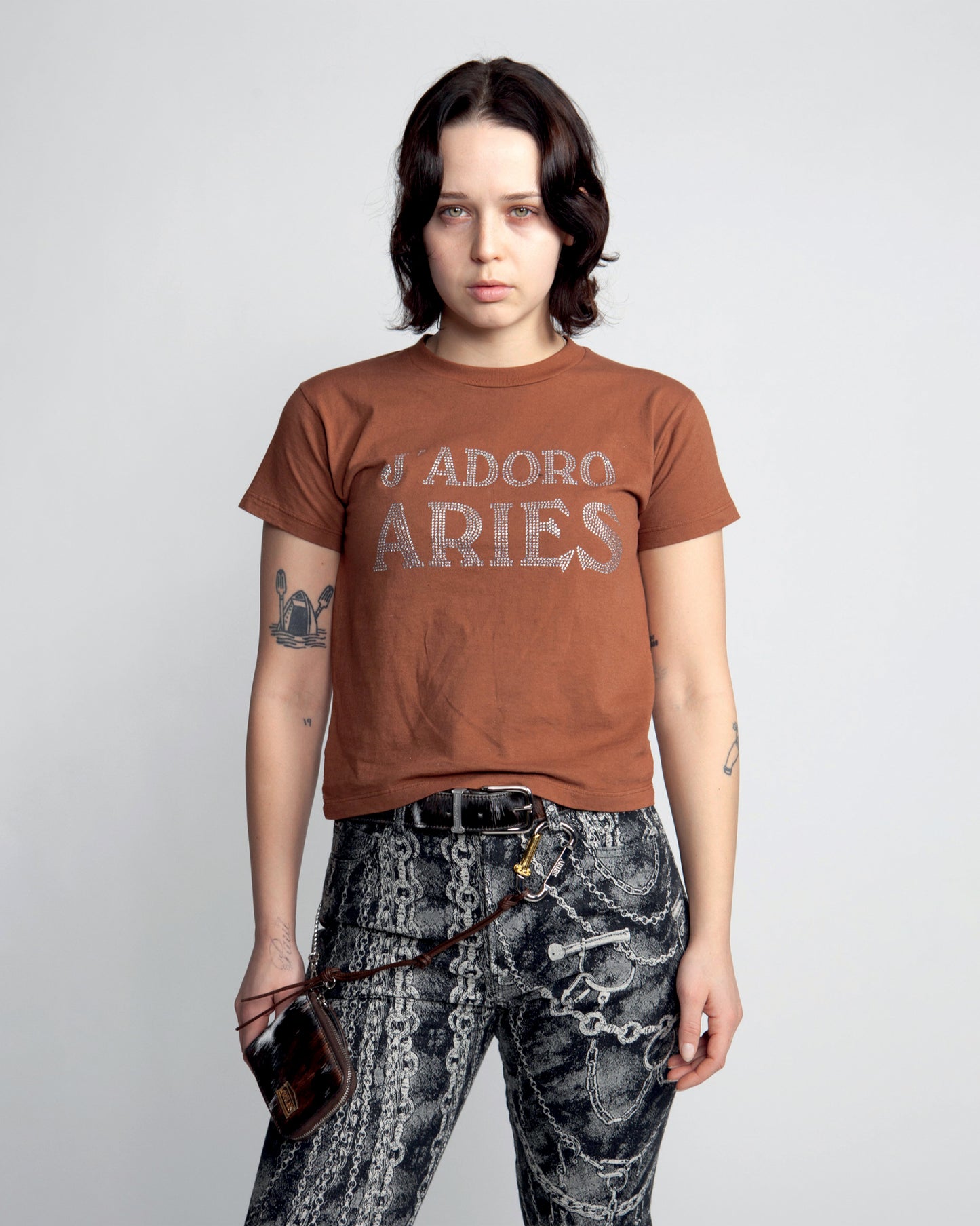 J'Adoro Aries Diamante SS Tee