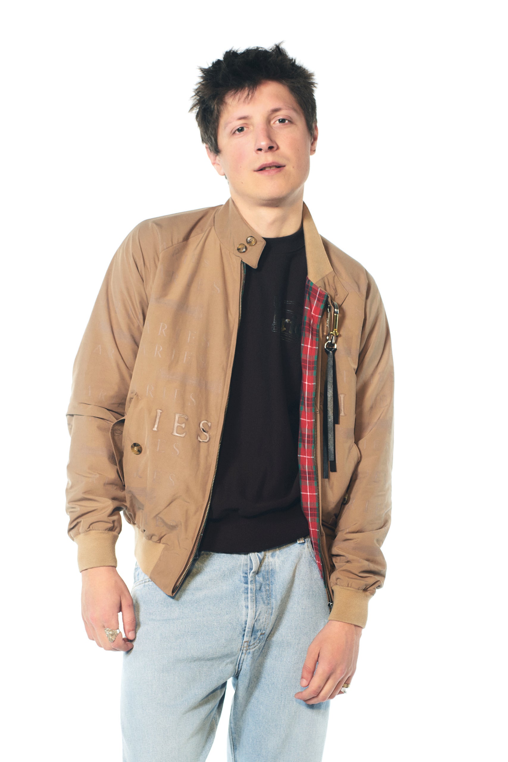 Load image into Gallery viewer, Aries x Baracuta Lasered G9 Harrington Jacket