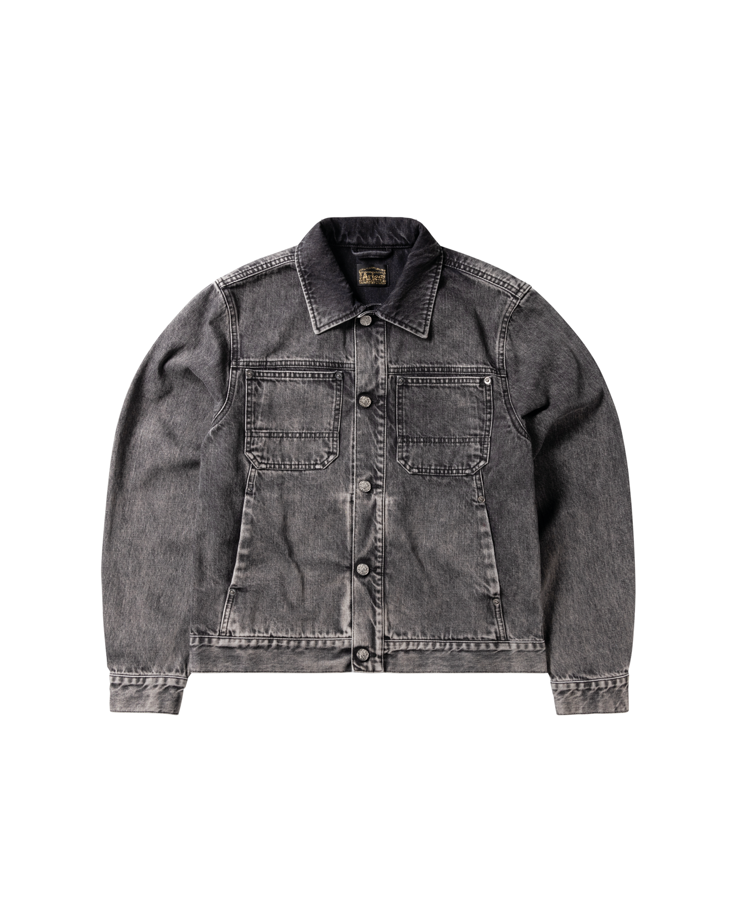 Acid Wash Denim Work Jacket