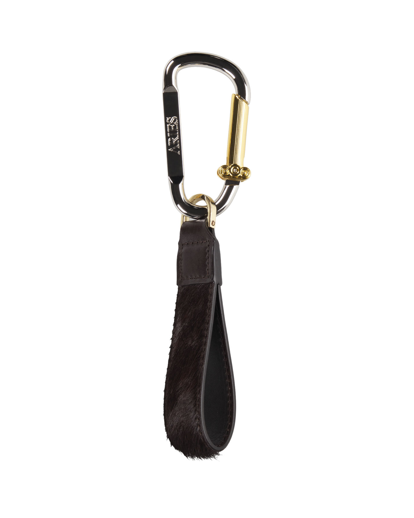 Column Carabiner Ponyskin Keychain