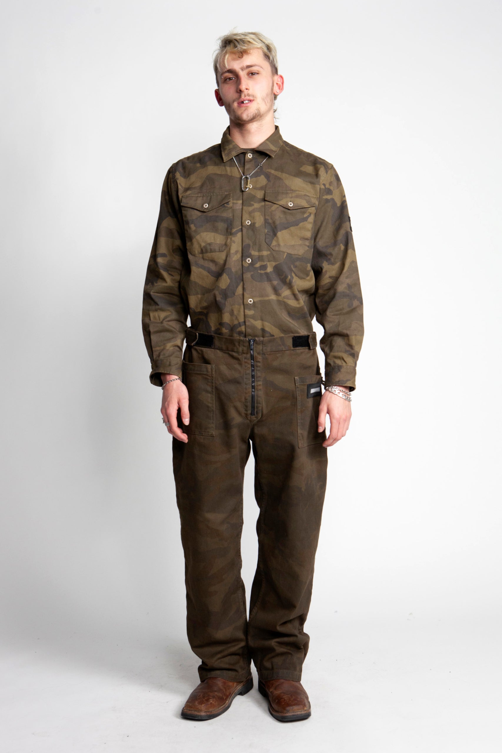 Load image into Gallery viewer, Camo Walking Trouser