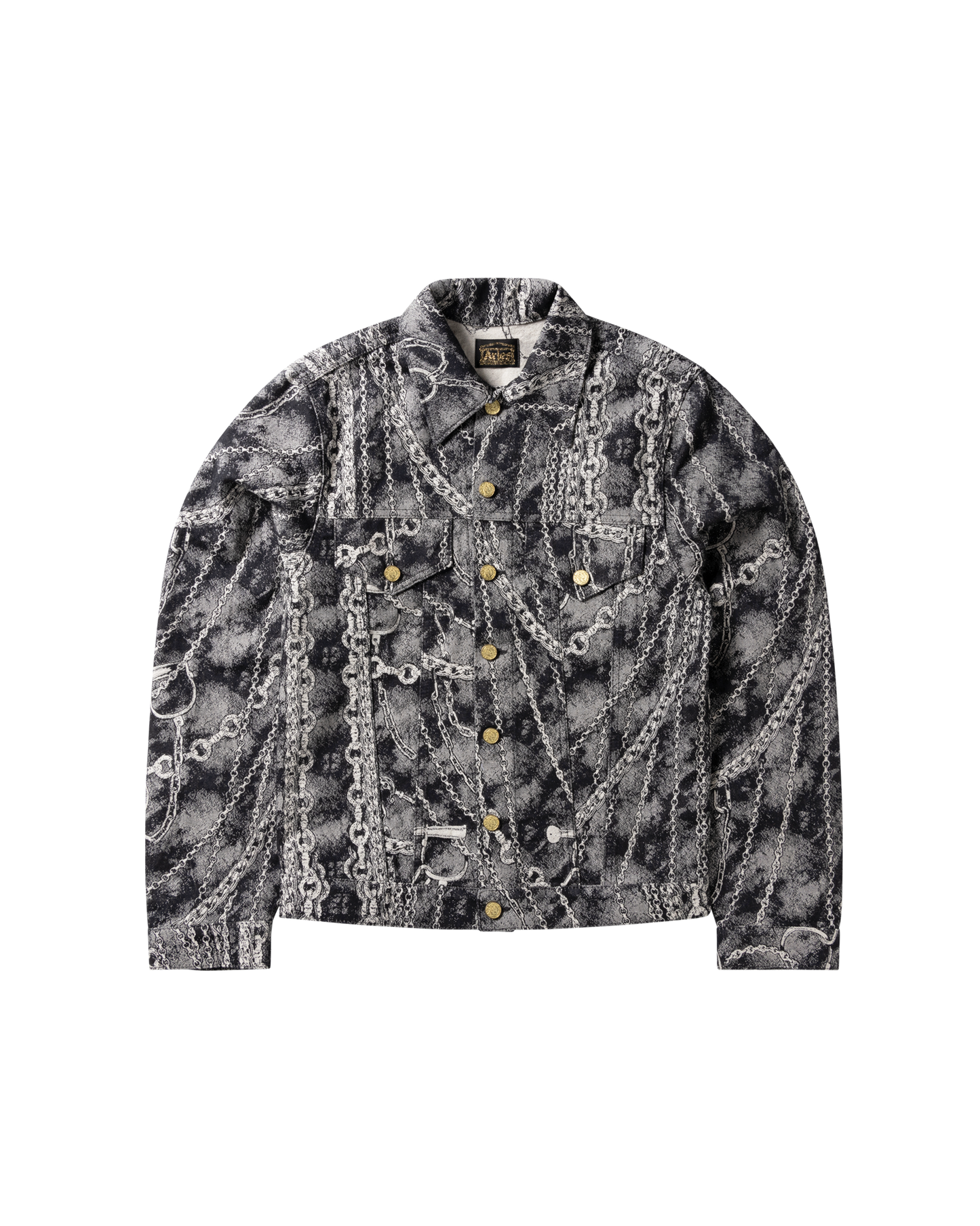 Chains Jacquard Trucker Jacket