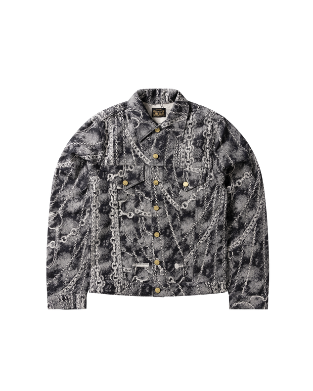 Chains Jacquard Trucker Jacket