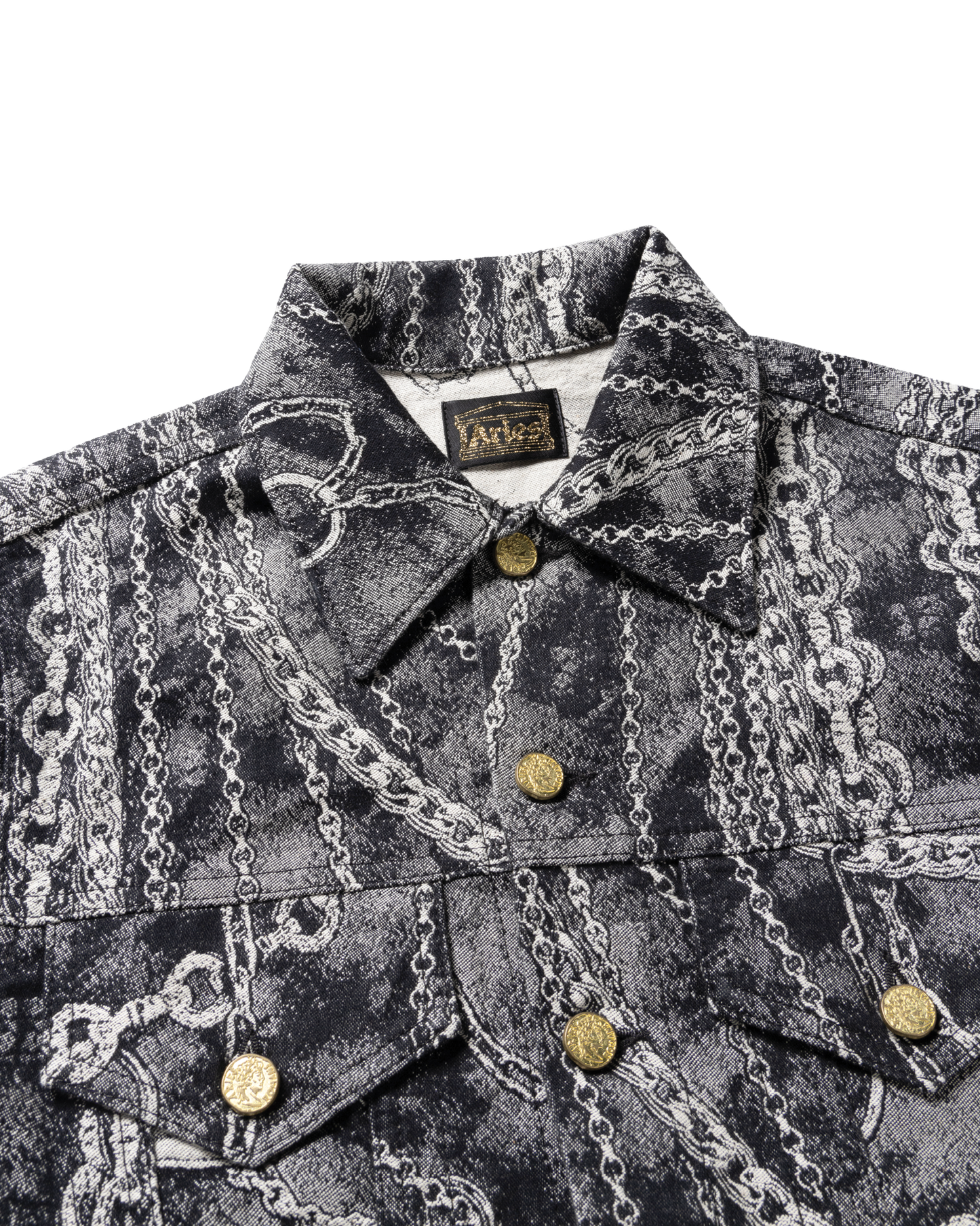 Chains Jacquard Trucker Jacket