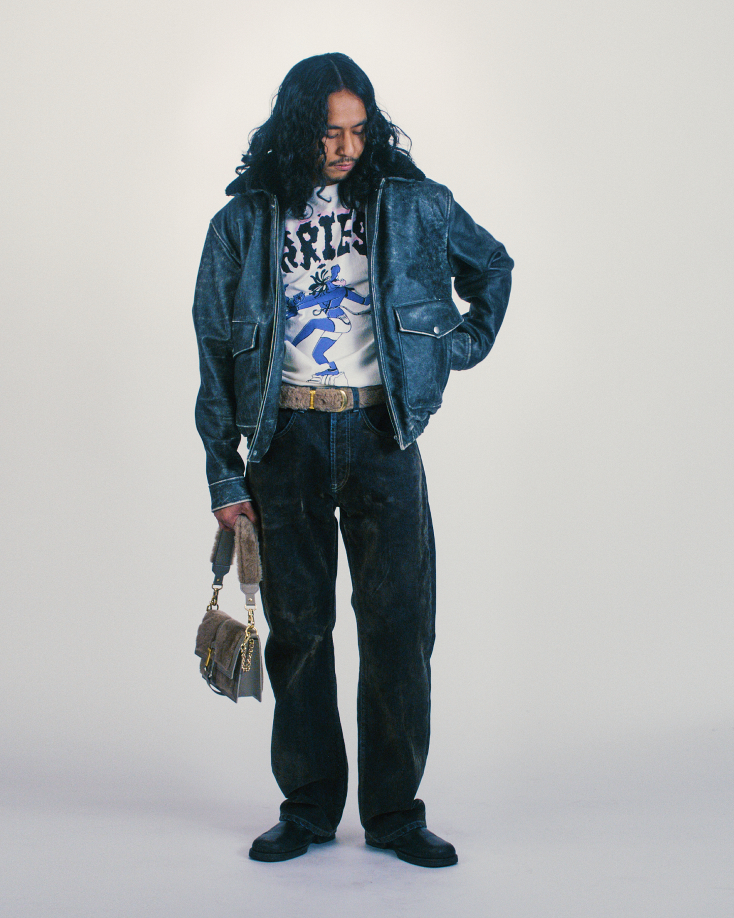 Worn Flock Batten Jean