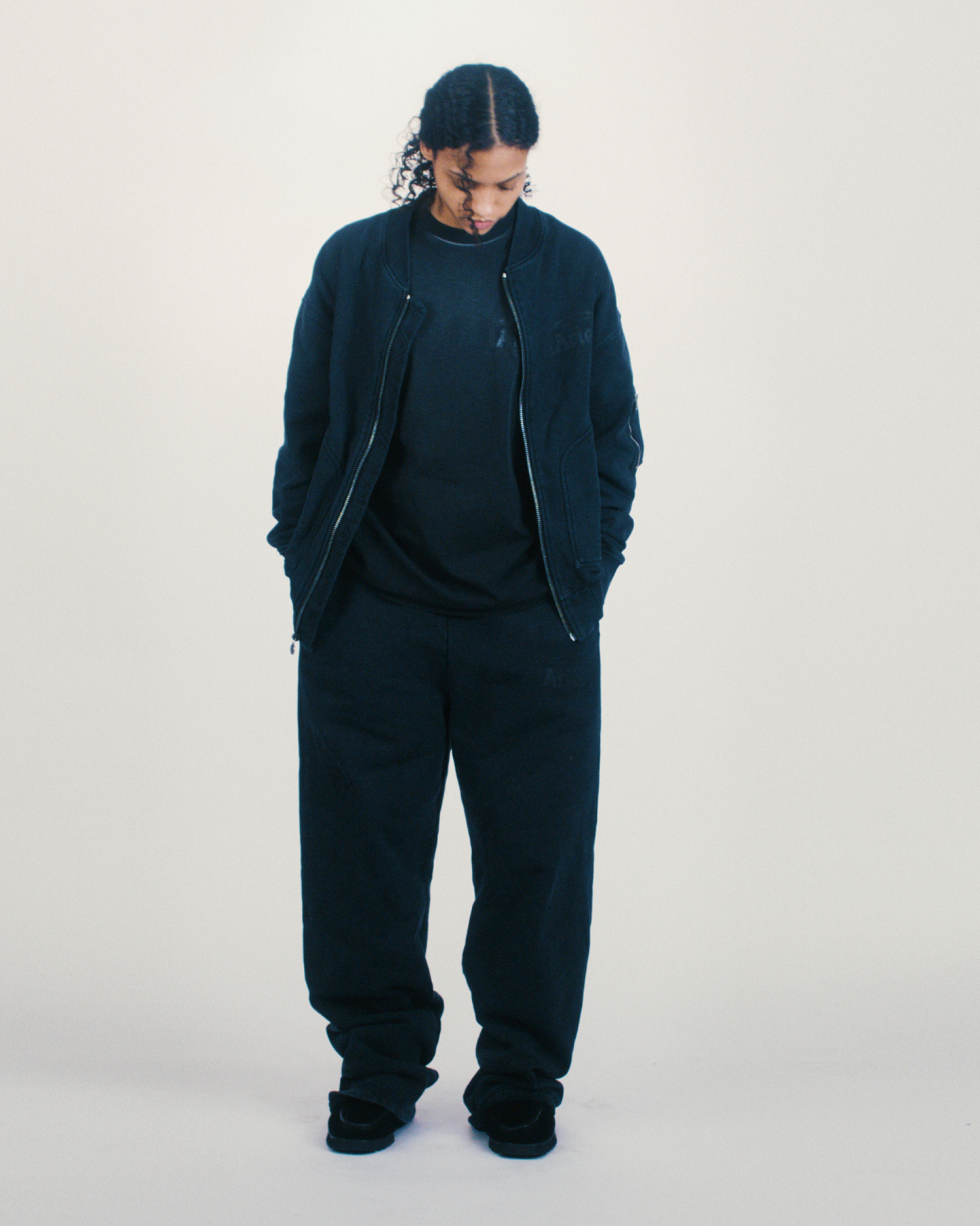 Premium Faded Temple Straight Sweatpant