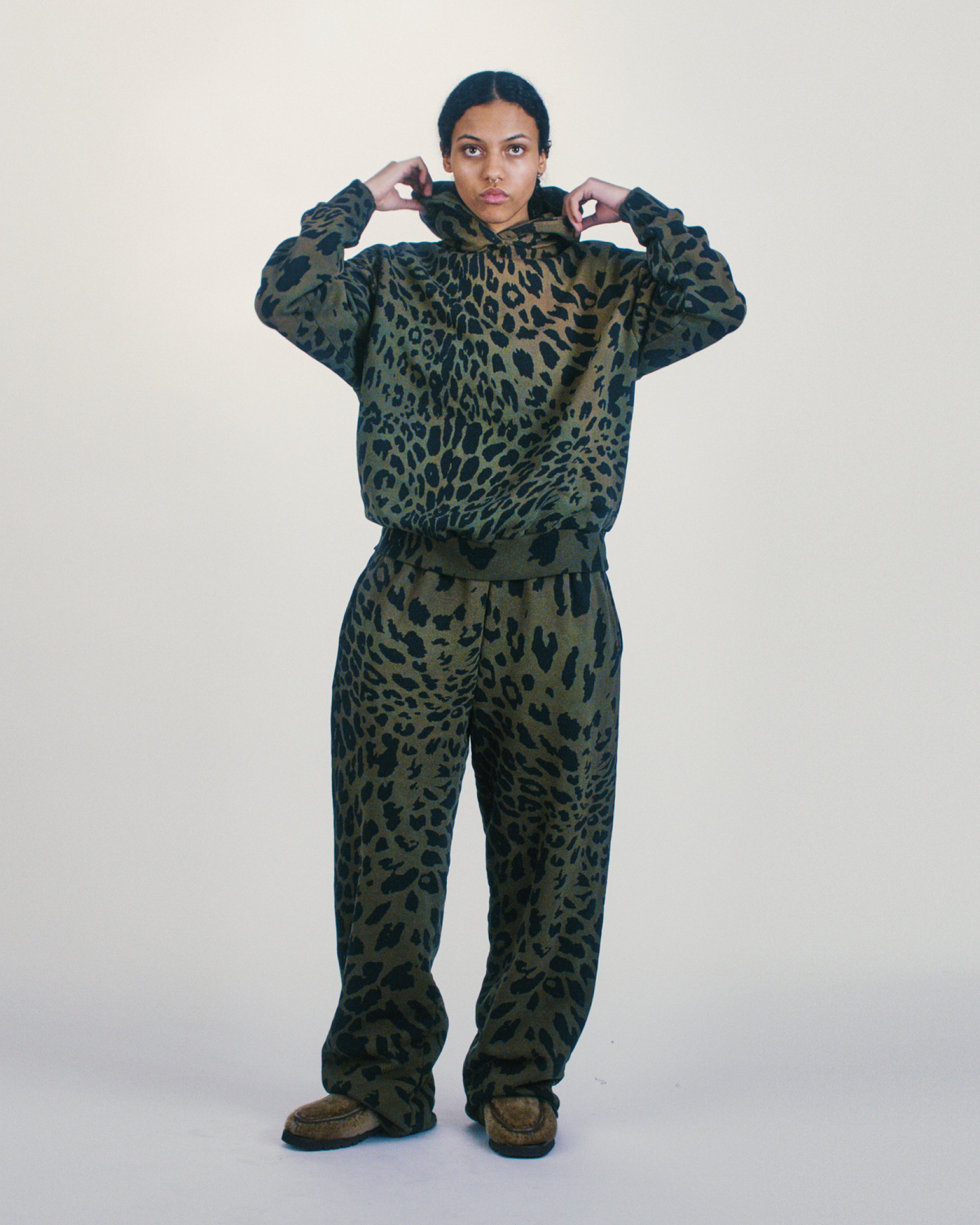 Leopard Tie Dye Hoodie